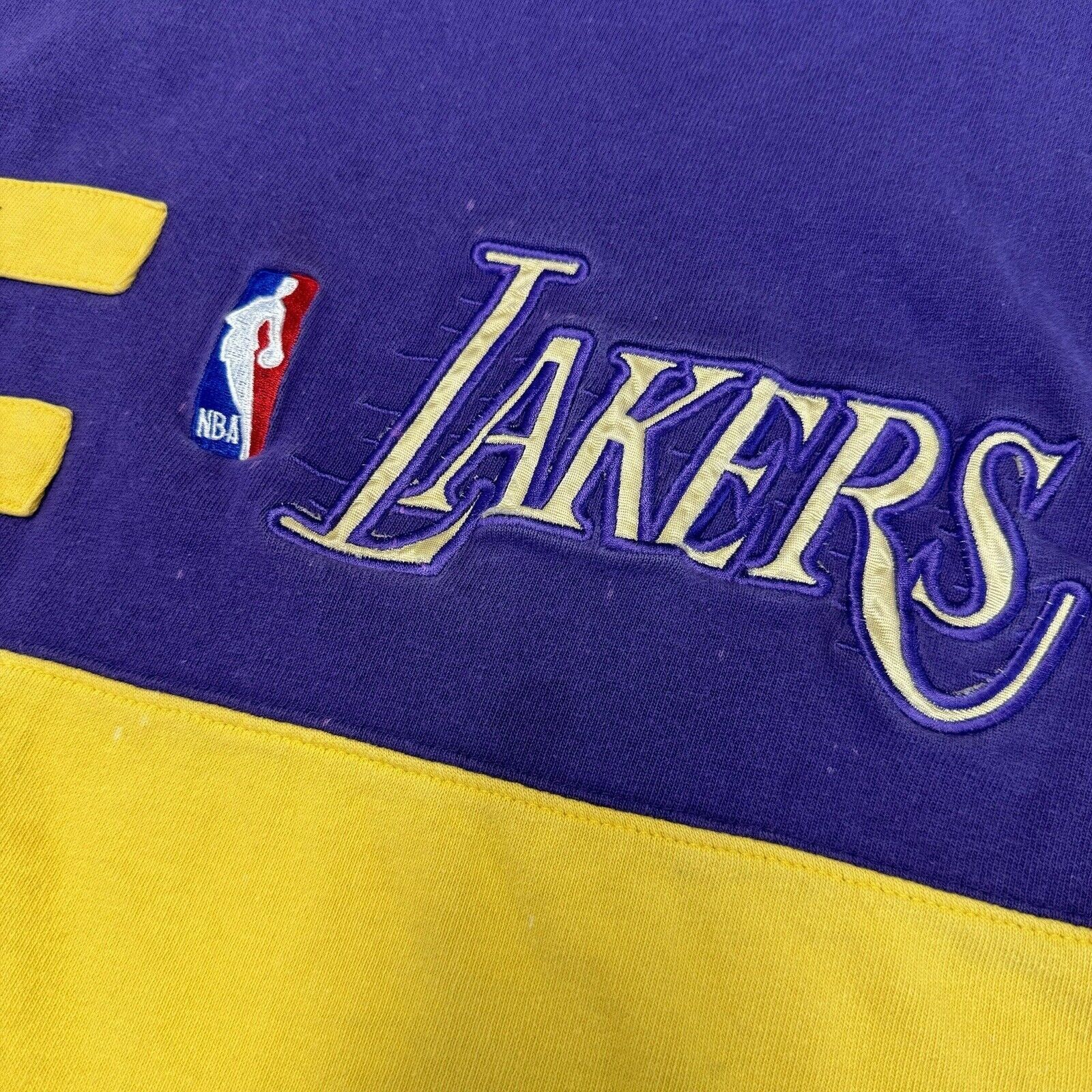 NBA Vintage Pro Player Los Angeles Lakers Shirt Mens XL 1/2 Zip Size US XL / EU 56 / 4 - 7 Thumbnail