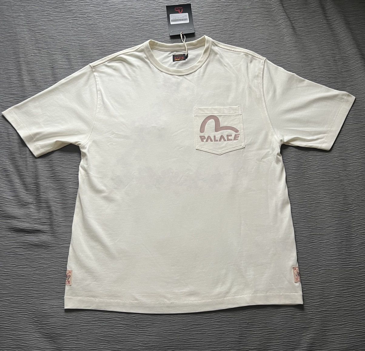 Evisu × Palace Palace Evisu T-shirt White | Grailed