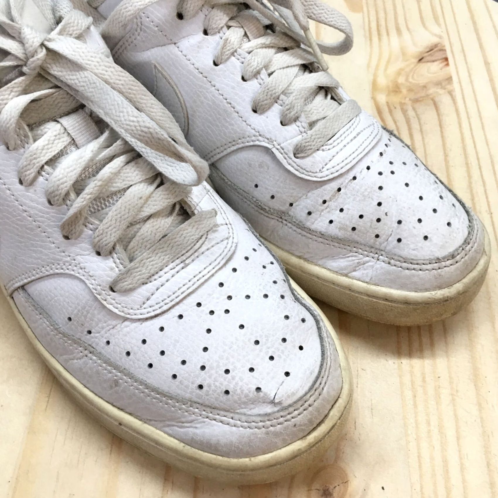 Nike Nike Court Vision Low Top Sneakers Womens 9.5 White CD5434-100 Lace Up Soccer Shoes? Size L / US 10 / IT 46 - 5 Thumbnail