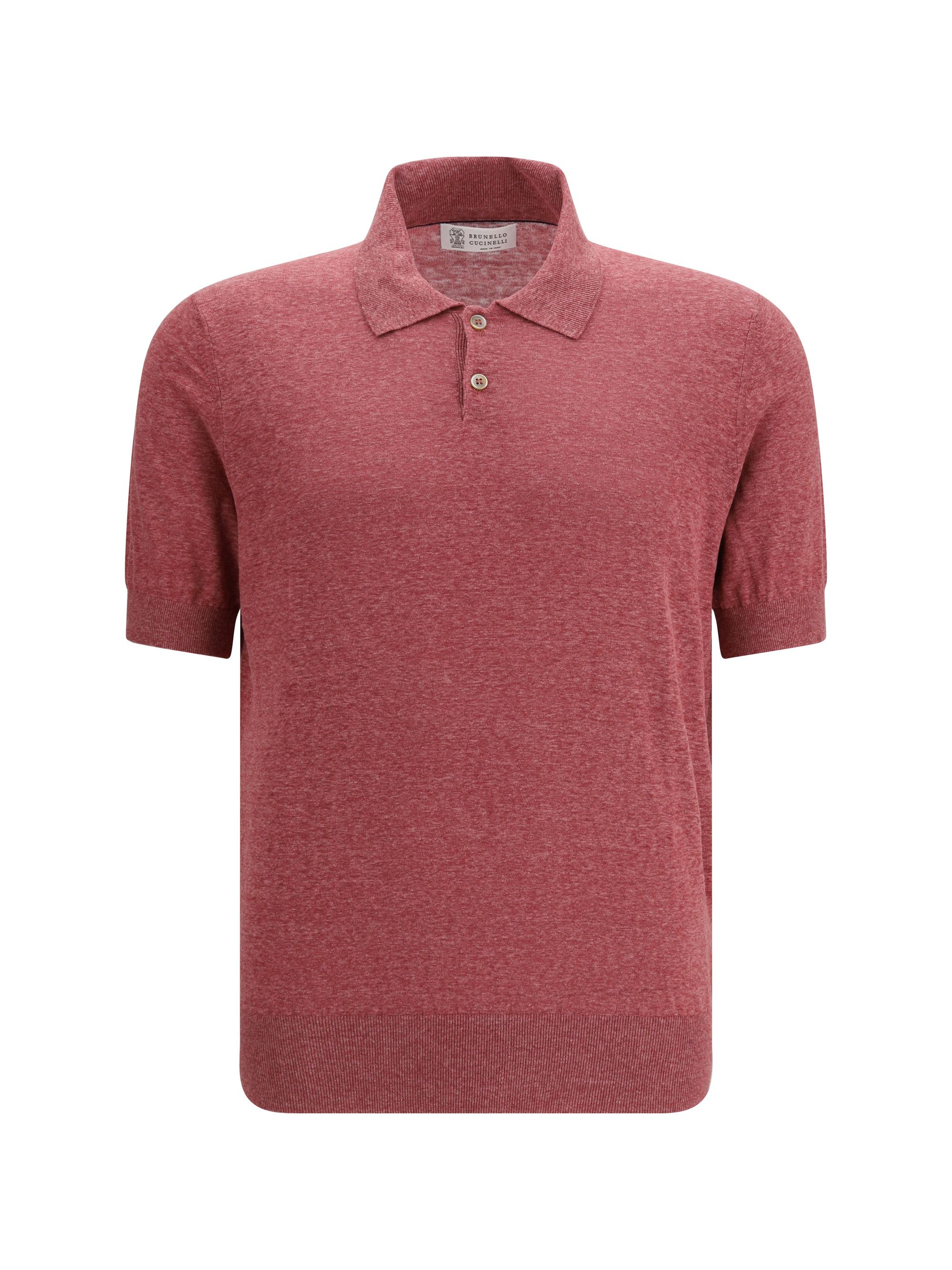 Brunello Cucinelli Linen and silk Polo Shirt Size US M / EU 48-50 / 2 - 1 Thumbnail