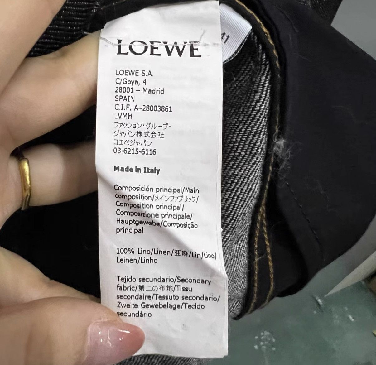 Loewe LOEWE Heavy Embroidered Denim Jacket at Back J41 Size US L / EU 52-54 / 3 - 3 Thumbnail