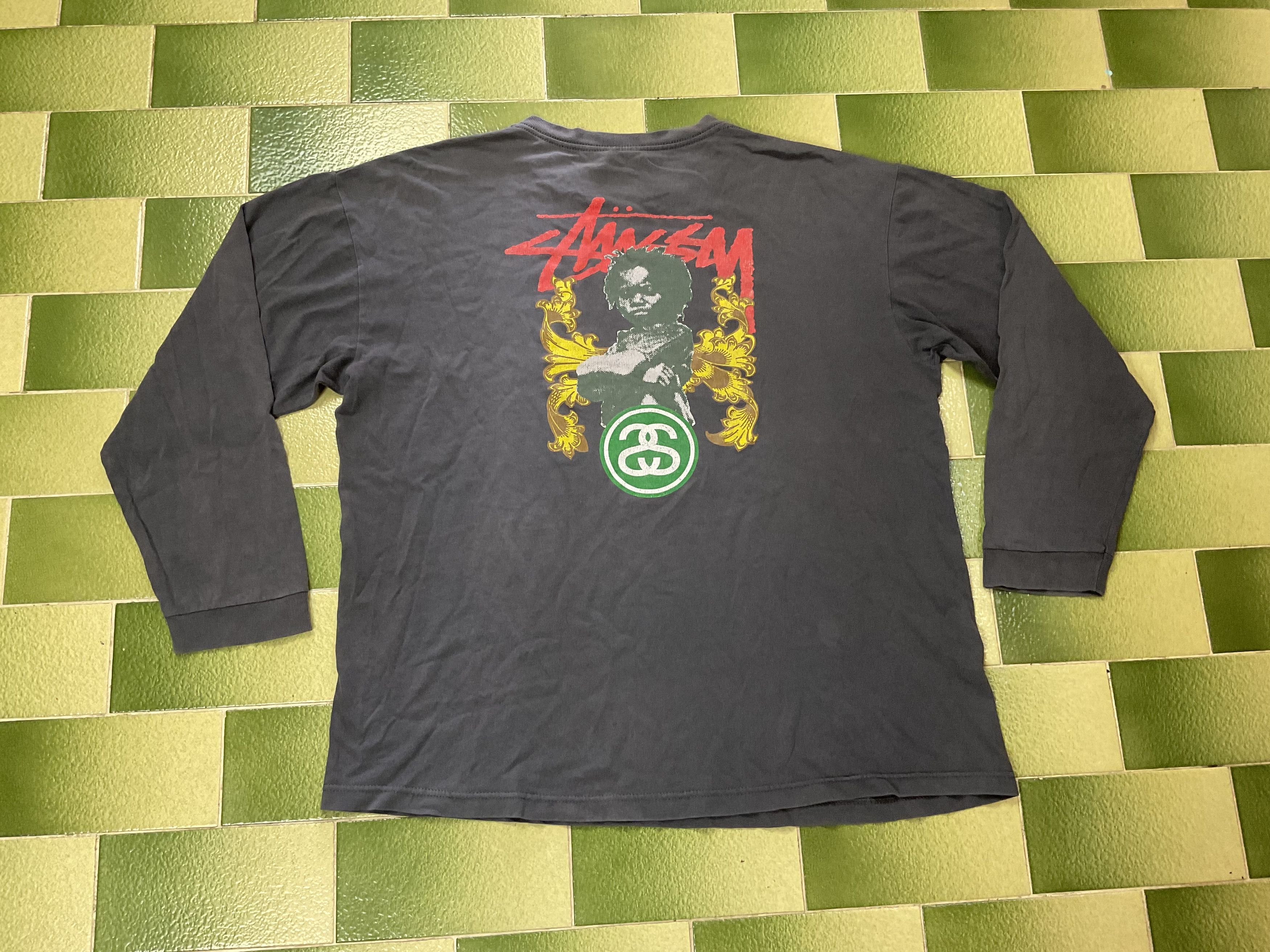 Streetwear × Stussy × Vintage 90-2000s Stüssy Long Sleeve