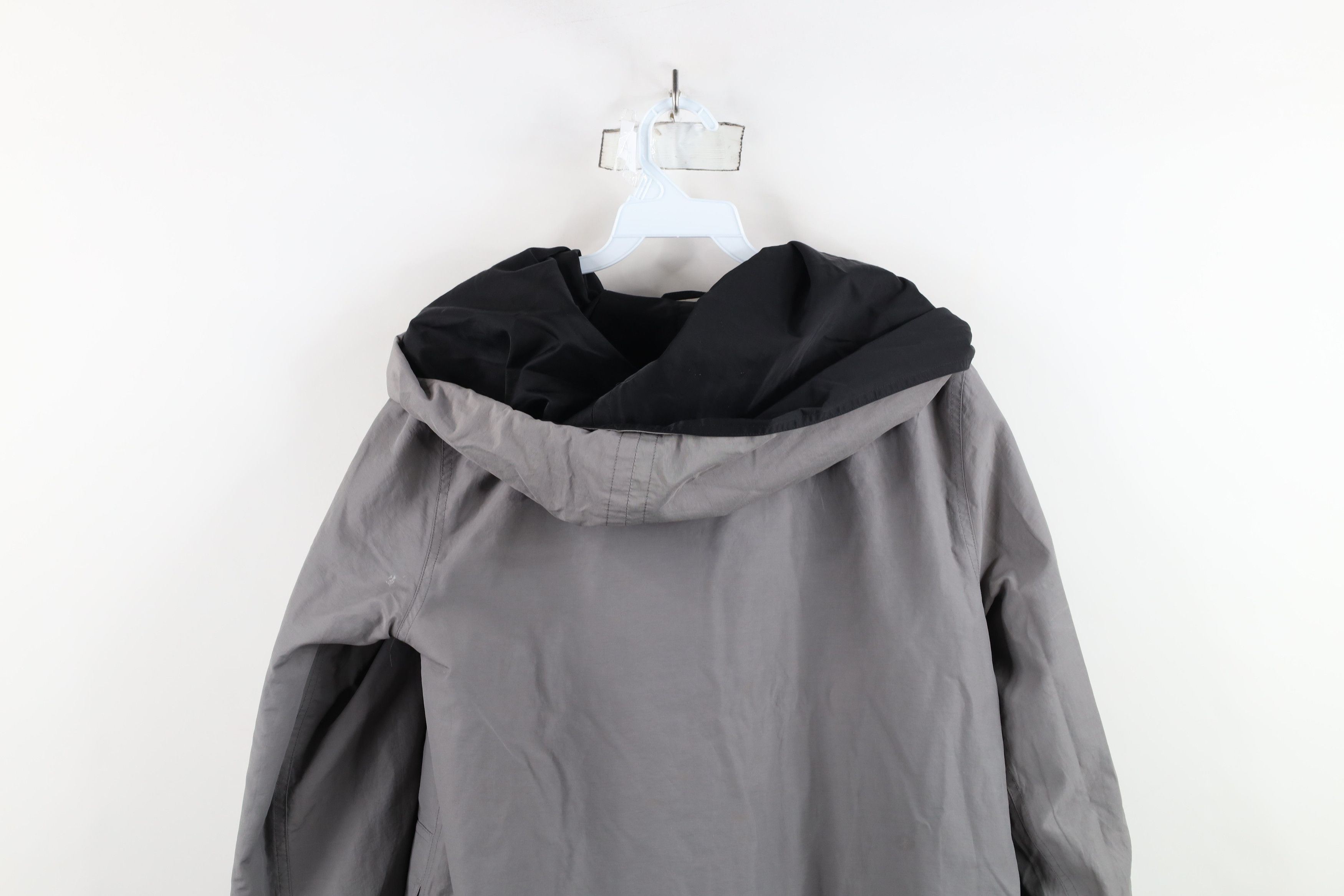 Eileen Fisher × Vintage Eileen Fisher Reversible Asymmetrical Button Hooded Jacket Size S / US 4 / IT 40 - 17 Thumbnail