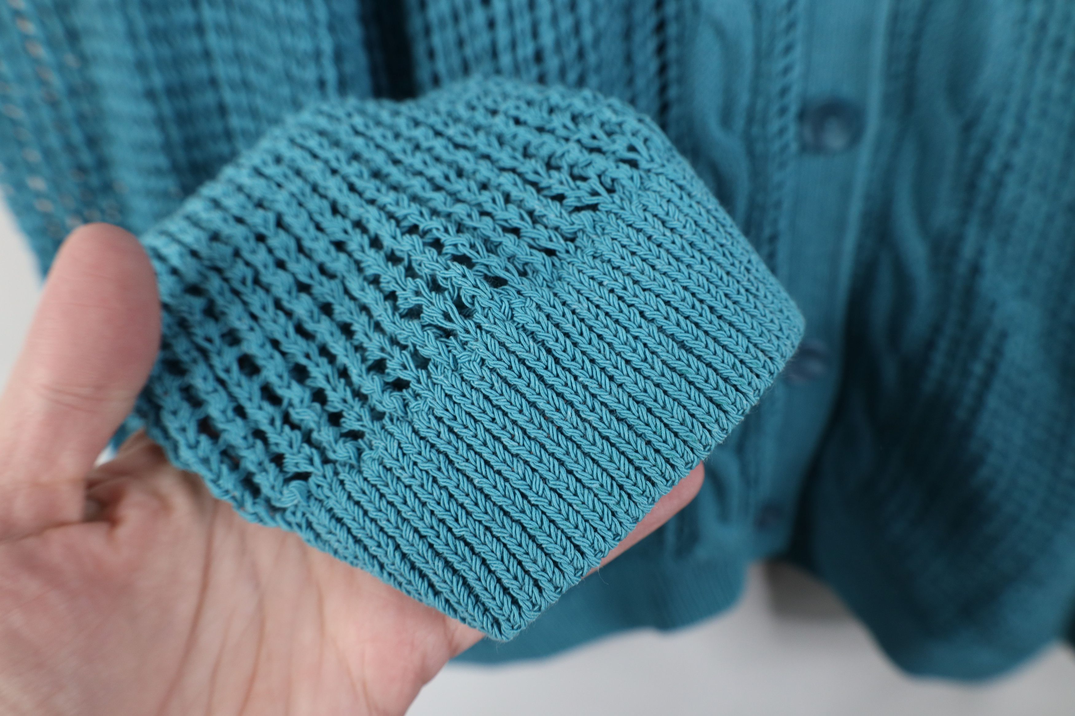 Pendleton Vintage Pendleton Chunky Cable Knit Cardigan Sweater Blue Size XL / US 12-14 / IT 48-50 - 5 Thumbnail