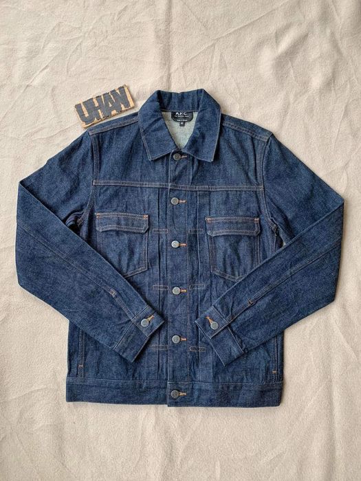 A.P.C. APC VESTE JEAN WORK MODERN TYPE 2 SELVEDGE DENIM JACKET Grailed