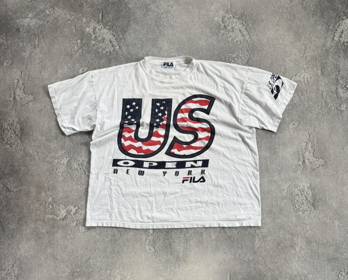 Fila Fila retro vintage USA 🇺🇸 open New York tee tshirts 90s Size US L / EU 52-54 / 3 - 7 Thumbnail