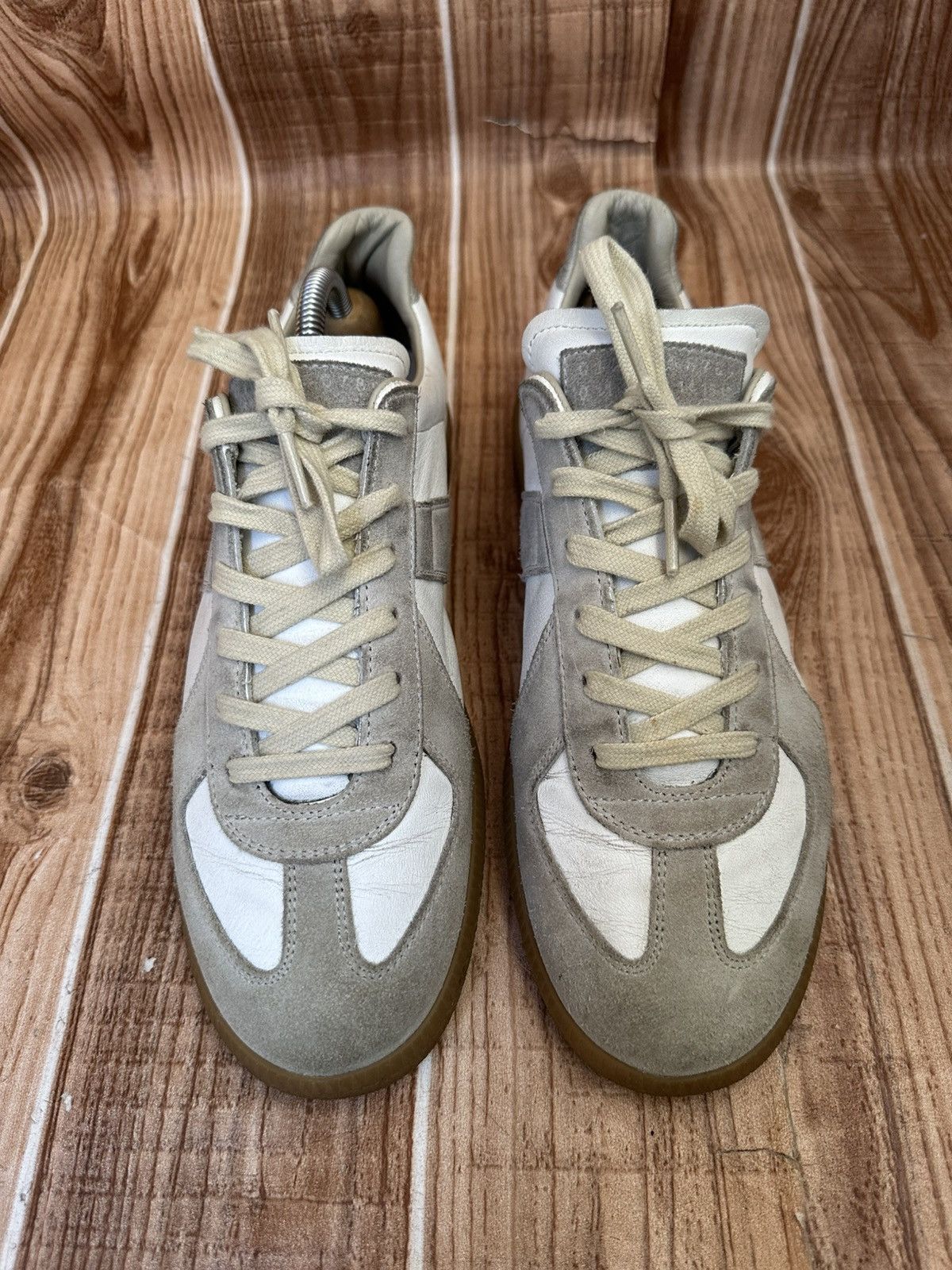 Maison Margiela Maison Margiela Replica GAT Gray/White Low Top Sneakers Size US 7.5 / EU 40-41 - 4 Thumbnail