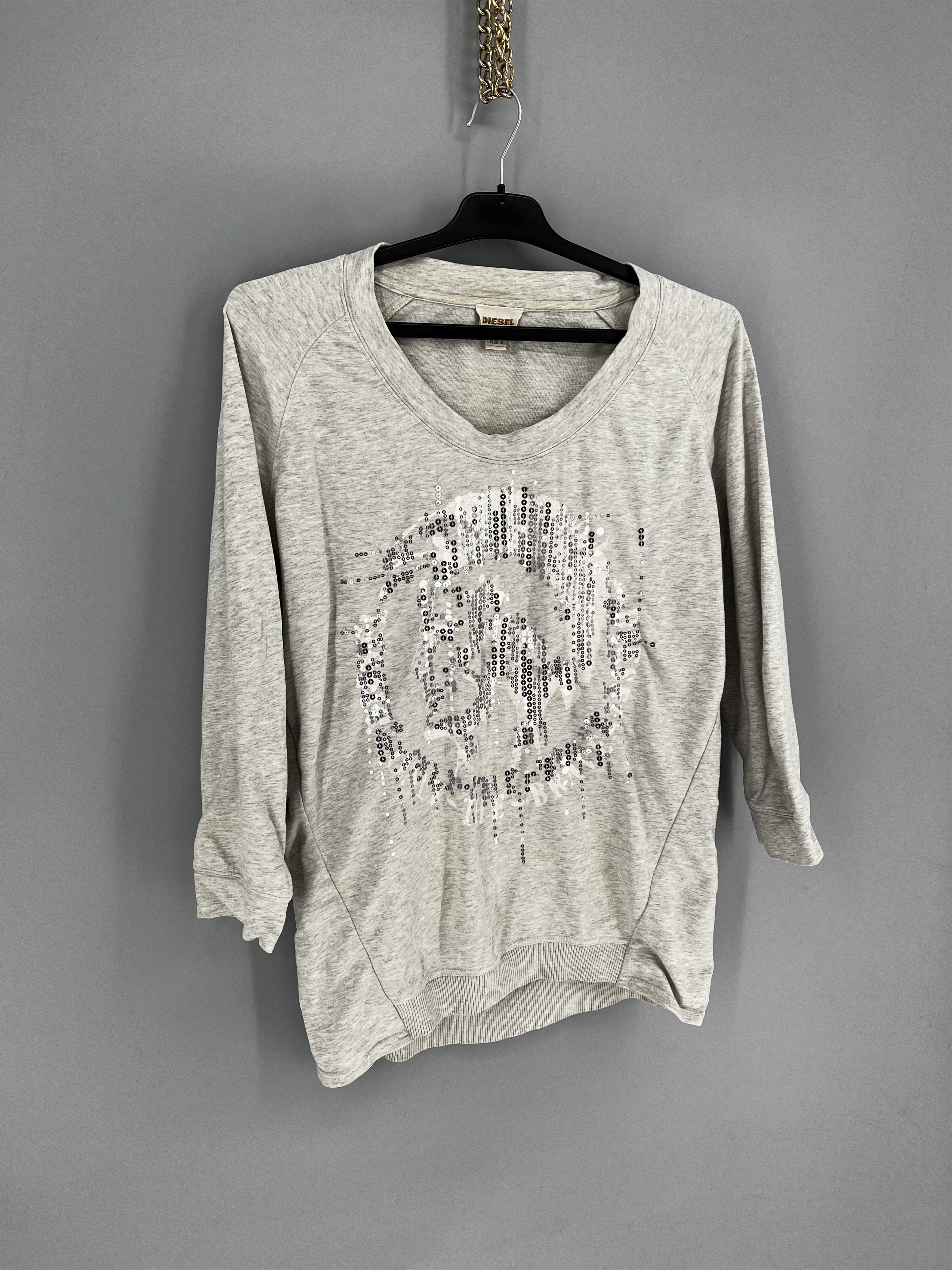 Diesel Vintage Diesel Big Logo Womens Sweatshirt Size S / US 4 / IT 40 - 2 Thumbnail