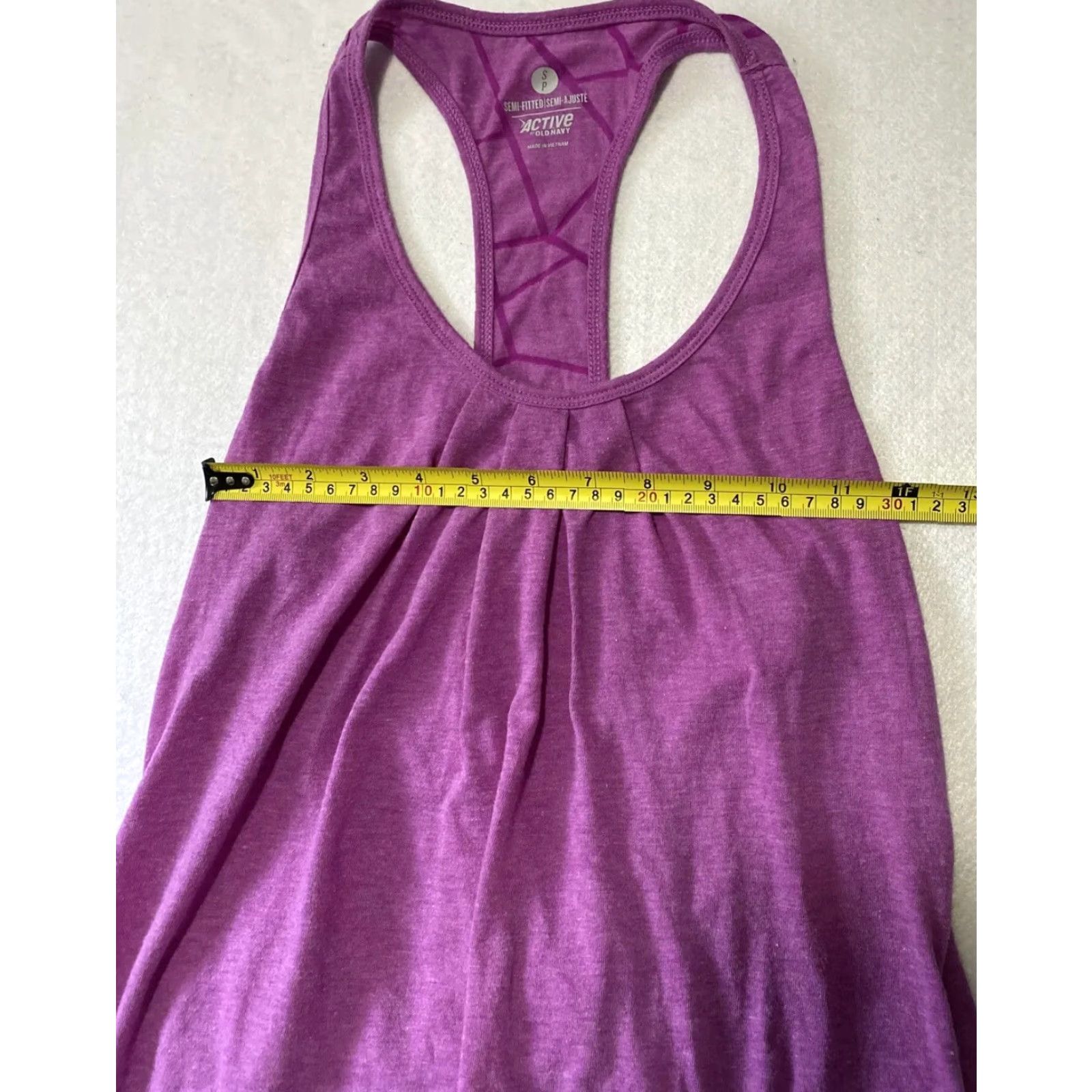 Old Navy Old Navy T-Shirt Women’s S Sleeveless Solid Casual Blouse Tops Purple Cotton Polyester Mock Neck Short Sleeve Athletic Fit Regular Summer Size S / US 4 / IT 40 - 5 Thumbnail