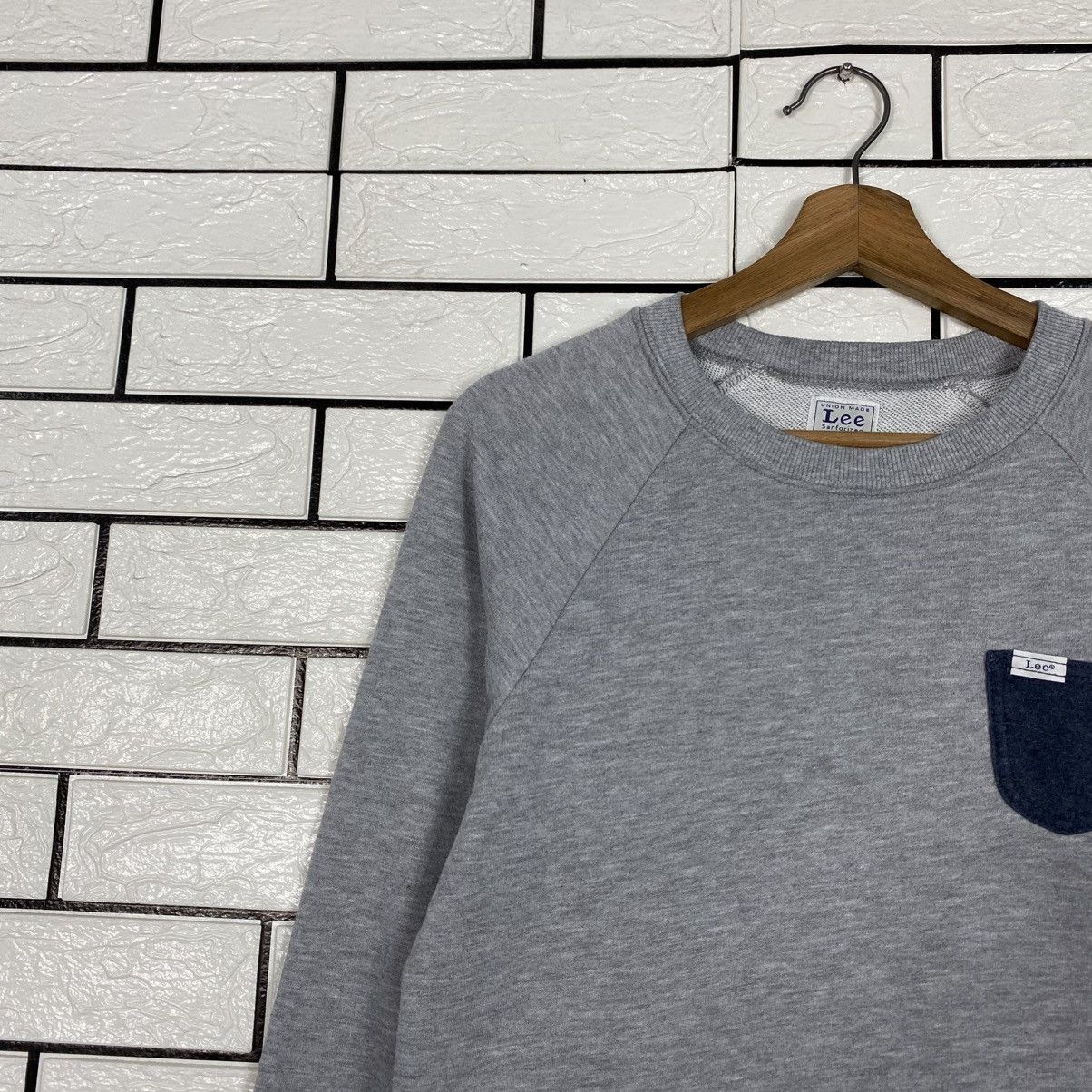 Japanese Brand Vintage Sweatshirt Union Made Lee Sanforized Shrunk Size US M / EU 48-50 / 2 - 8 Thumbnail