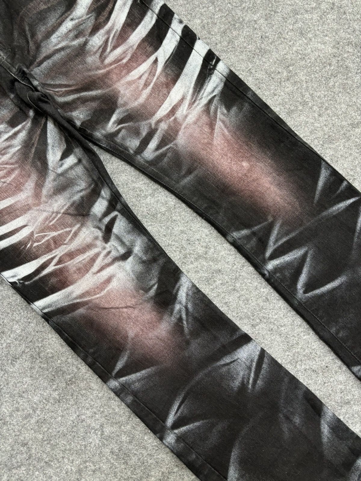 Tornado Mart 💥Archival Flare💥Tornado Mart Insane Sick Art Denim F513 Size US 34 / EU 50 - 12 Thumbnail