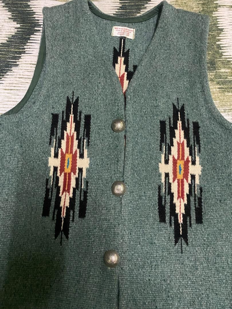 Handmade × Vintage Vintage John R Trujillos Weaving House Chimayo N Mex Vest Size US M / EU 48-50 / 2 - 14 Thumbnail