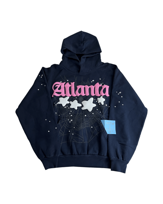 Spider Worldwide Sp5der Navy Atlanta Hoodie (Spider Worldwide) | Grailed