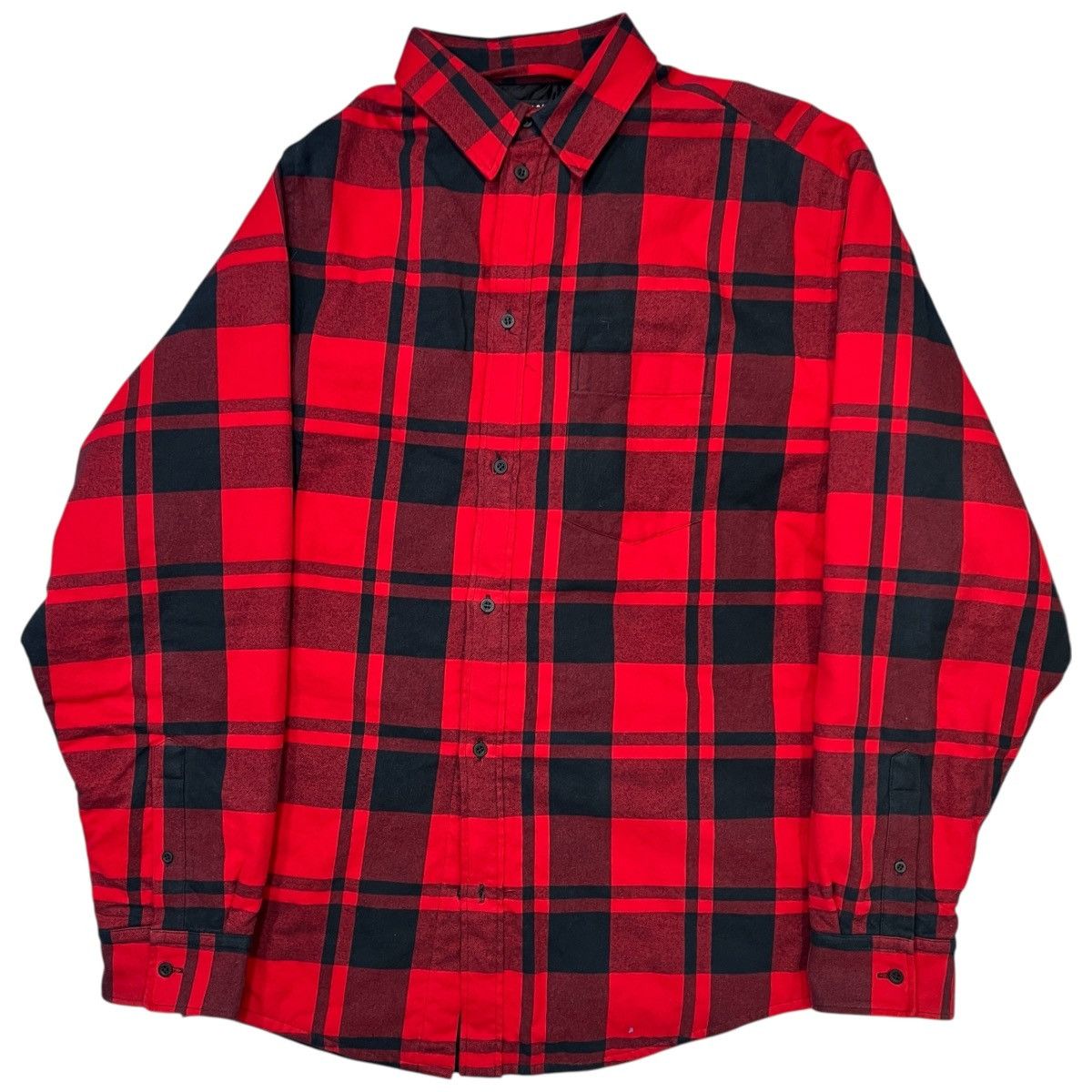 Balenciaga BALENCIAGA 21AW Padded Check Flannel Asymmetry Shirts Jacket Size US XS / EU 42 / 0 - 1 Thumbnail