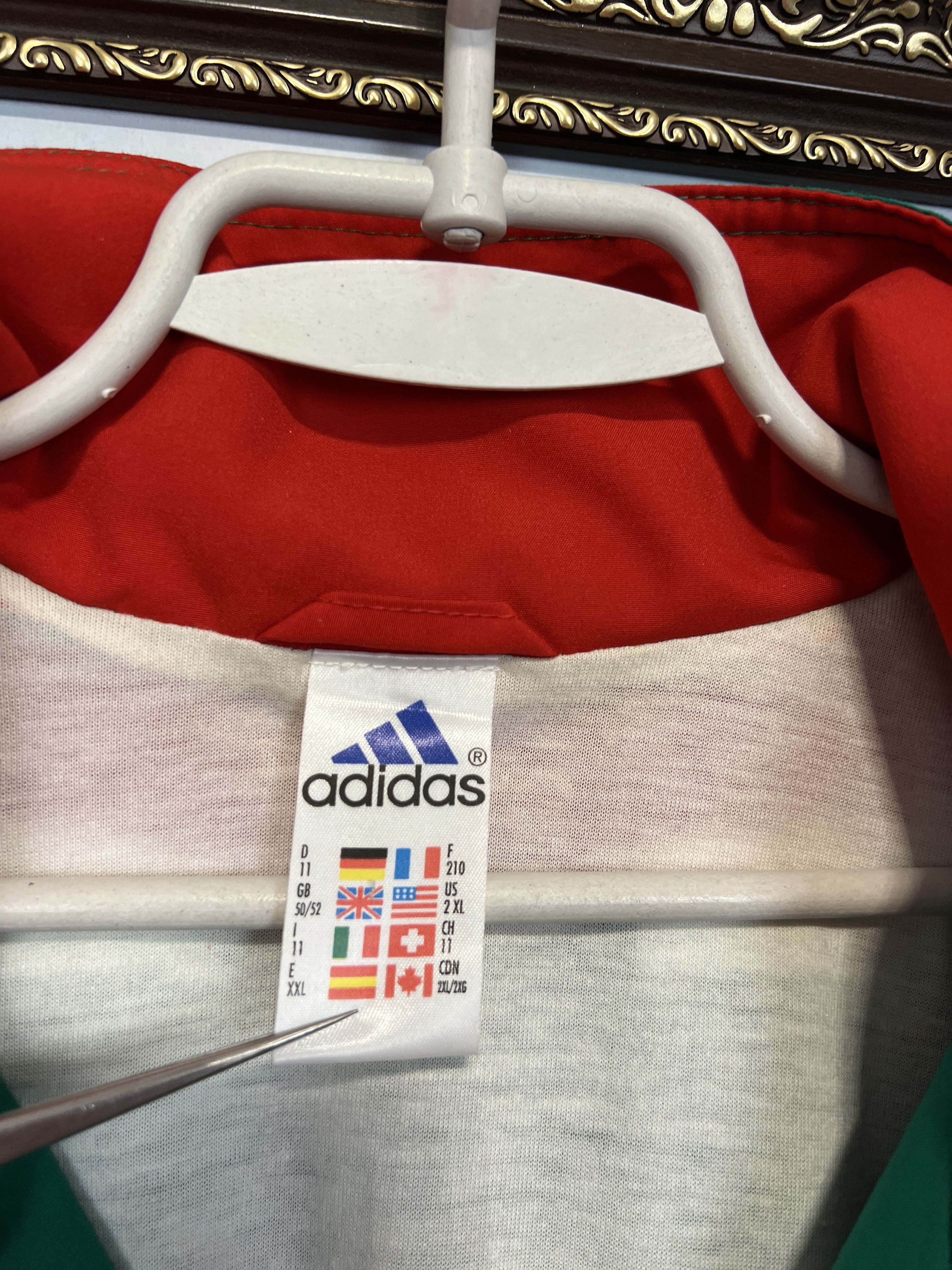 Adidas Hungary Football Suit Soccer Set Jacket Pants Track Top Size US XXL / EU 58 / 5 - 8 Thumbnail