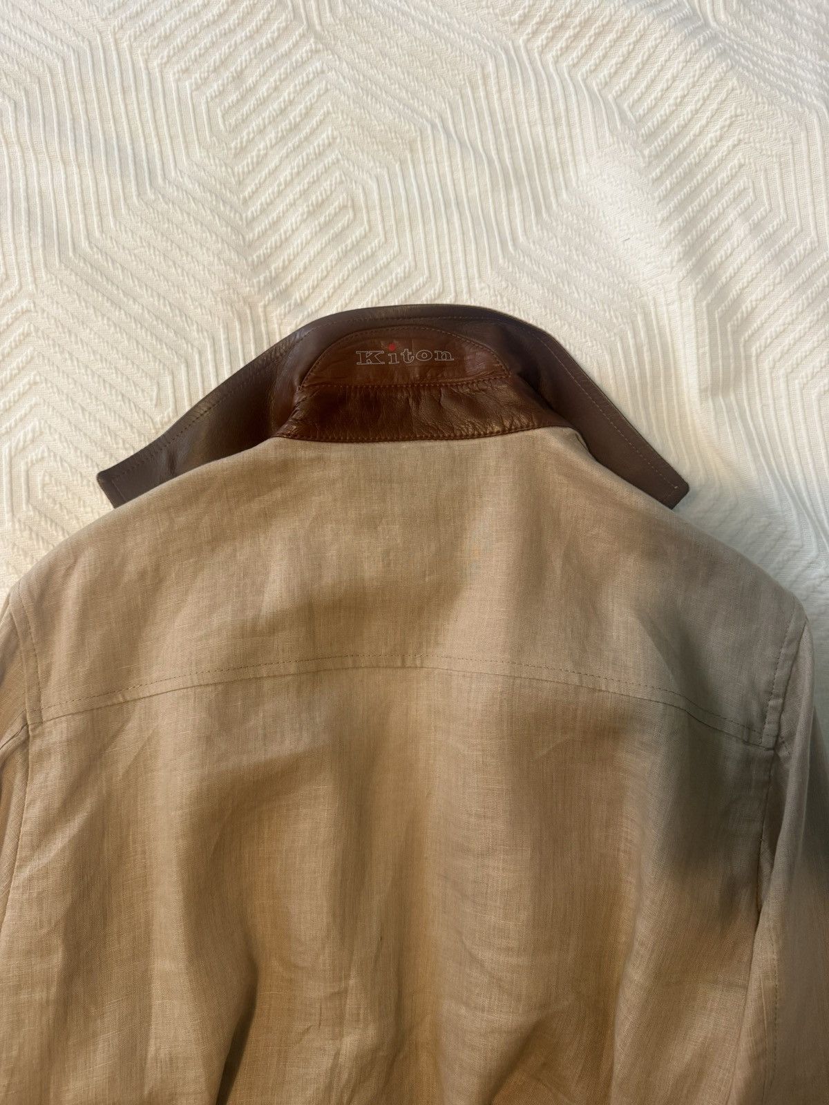 Kiton Kiton Linen Overshirt Size US L / EU 52-54 / 3 - 4 Thumbnail