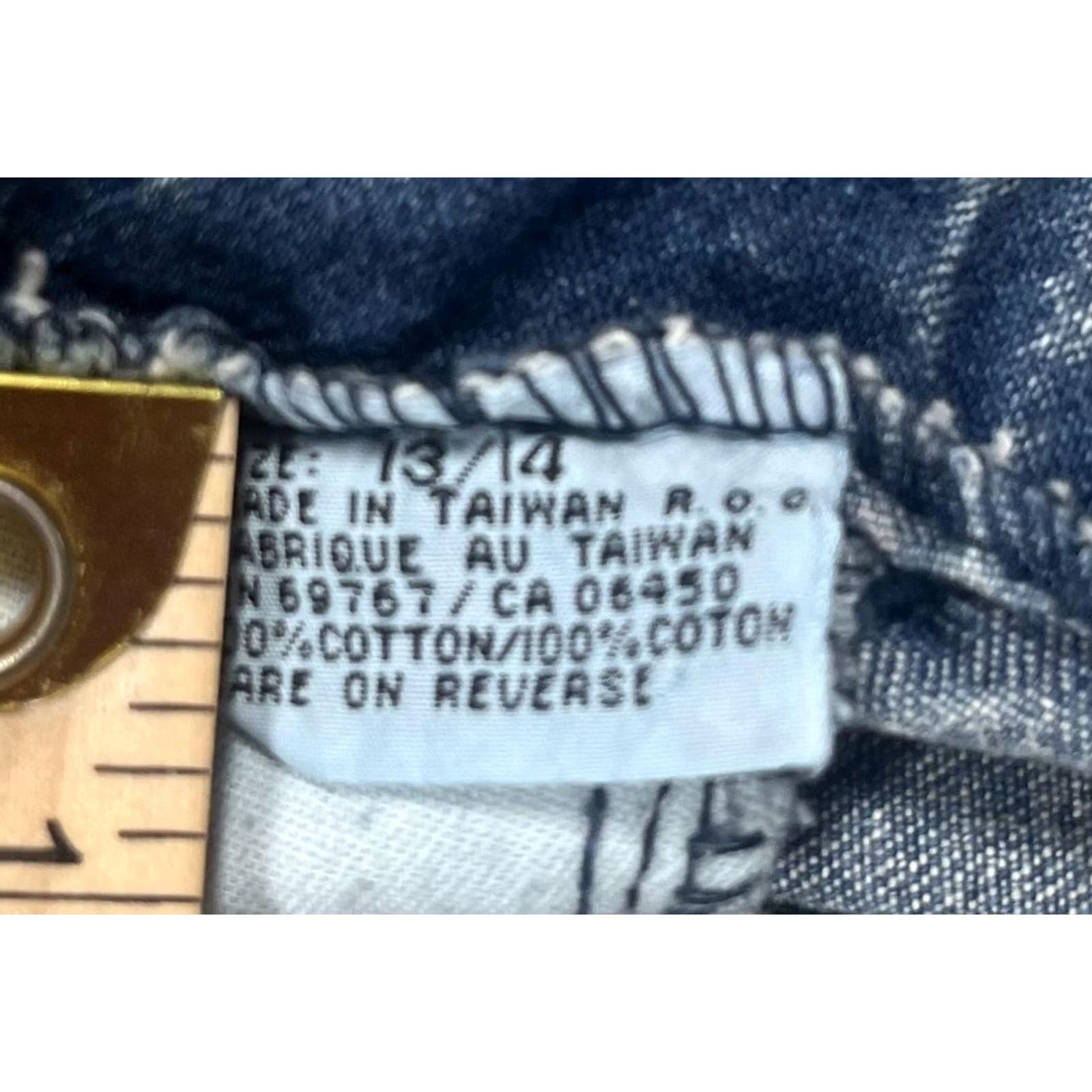 Vintage VINTAGE London Jeans Wide-Leg Juniors 13/14 Acid Wash High Rise Crop Pleated Denim Blue 29 in Pair Womens? Size 34" / US 12 / IT 48 - 3 Thumbnail