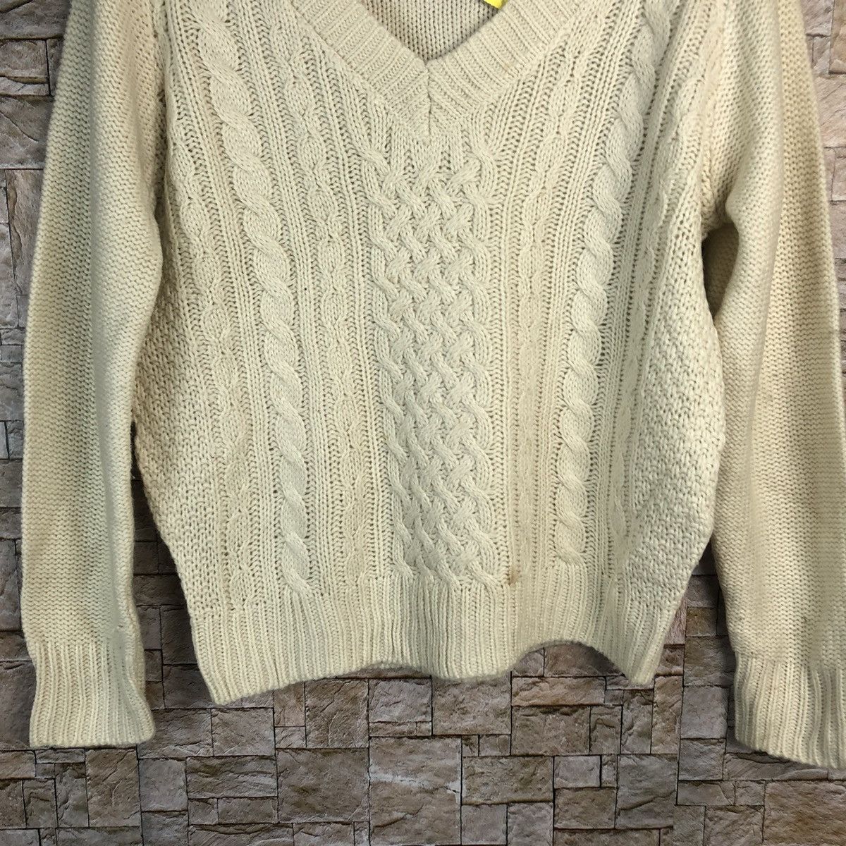 Homespun Knitwear × Japanese Brand Hypen Worl Gallery White Knitwear #A922 Size M / US 6-8 / IT 42-44 - 6 Thumbnail