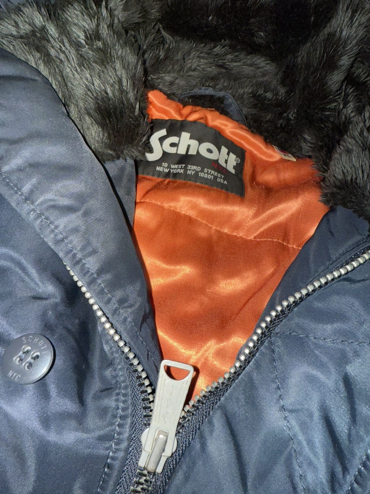 Alpha Industries × Schott Vintage Schott military parka jacket bomber Size US XL / EU 56 / 4 - 5 Thumbnail