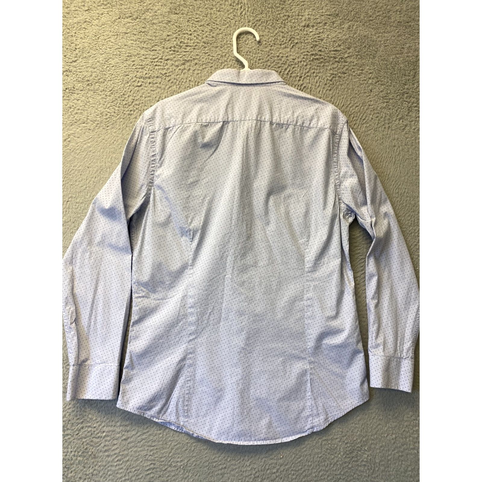 Banana Republic Banana Republic Slim Fit Button-Up Shirt L Long Sleeve Blue Dot Mens Size US L / EU 52-54 / 3 - 7 Thumbnail