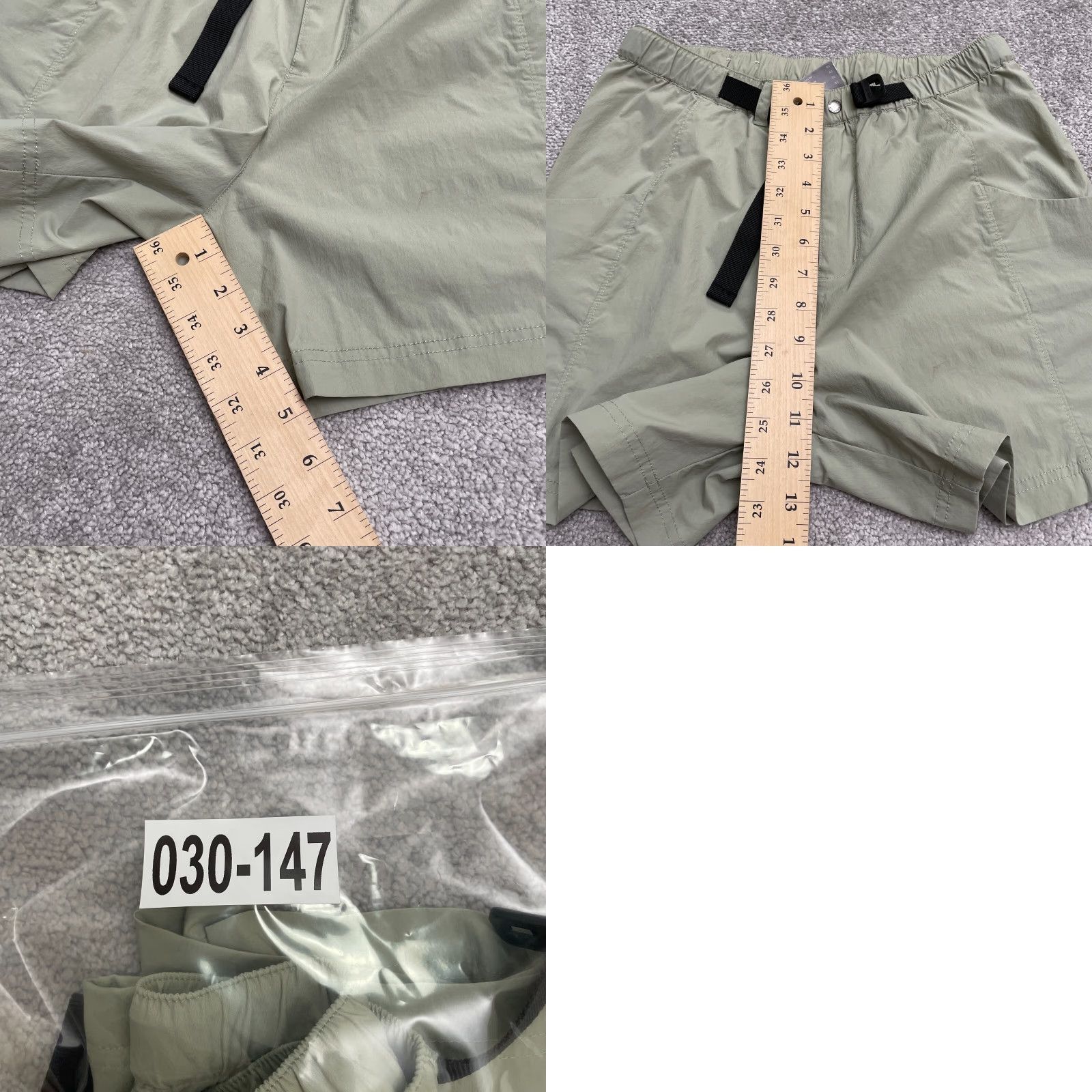 Vintage Columbia Belted Cargo Shorts Womens 10 Beige Elastic Waist Outdoor Hiking 28x4.5 Size 32" / US 10 / IT 46 - 9 Thumbnail