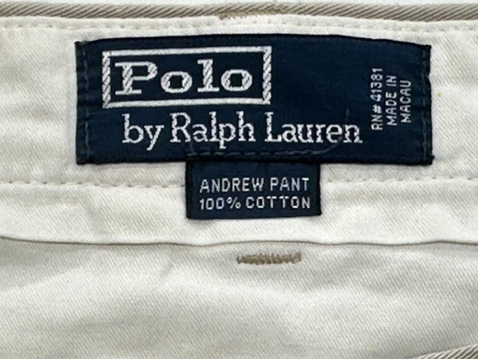 Polo Ralph Lauren Polo Ralph Lauren Hammond Pant Beige (Tag:38/32 Meas: 38/30) Size US 38 / EU 54 - 7 Thumbnail