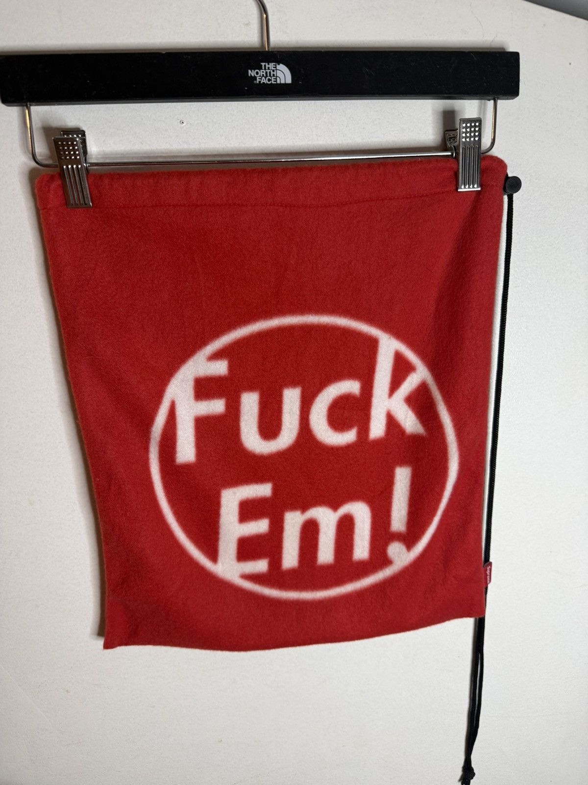 Supreme Supreme 2010 Japan Exclusive Fuck Em! Fleece Drawstring Bag Size ONE SIZE - 1 Thumbnail