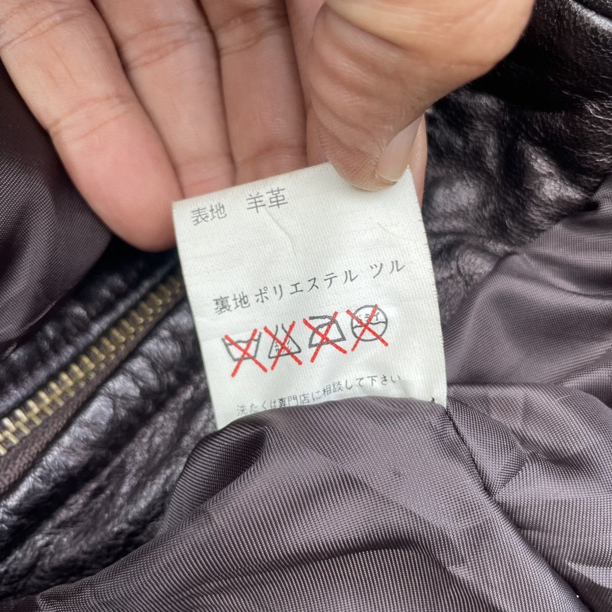 Genuine Leather 💥Vintage Houston Harajuku Mother Leather Double D Pocket Size US M / EU 48-50 / 2 - 9 Thumbnail