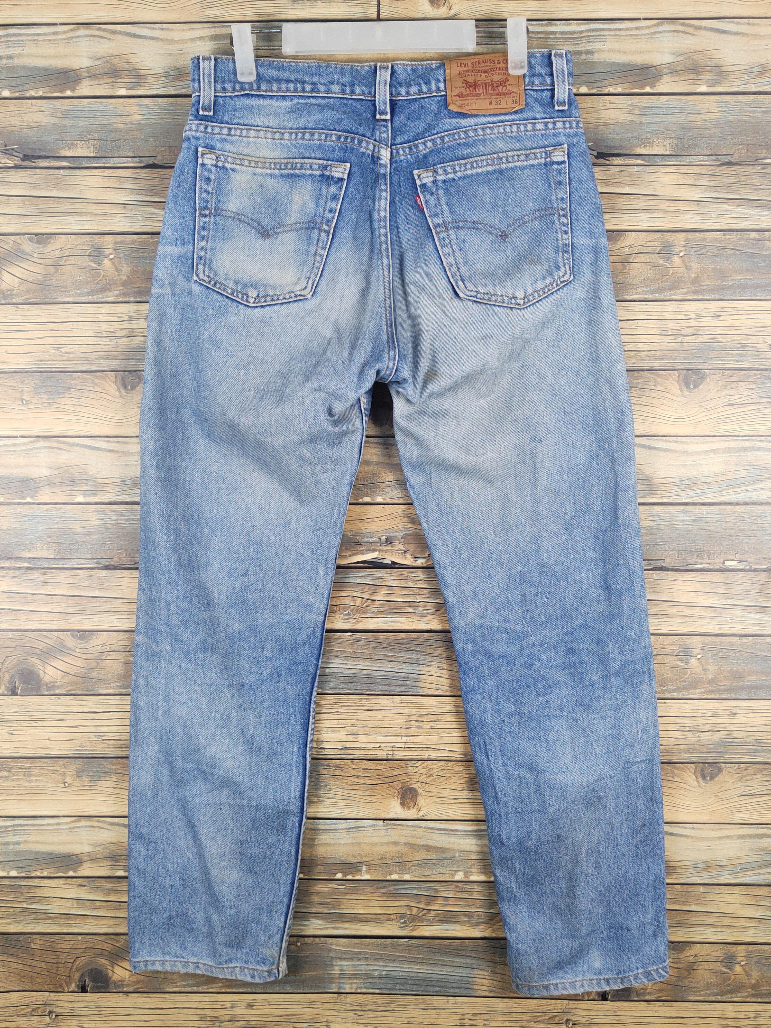 Levi's Levi's vintage Blue Distressed Ripped denim Jeans #w1325 Size US 32 / EU 48 - 7 Thumbnail