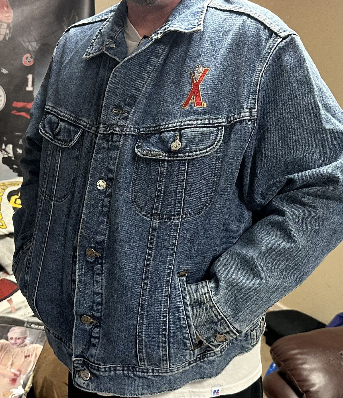 Lee Vintage X Games Denim Jacket Size US XXL / EU 58 / 5 - 4 Thumbnail