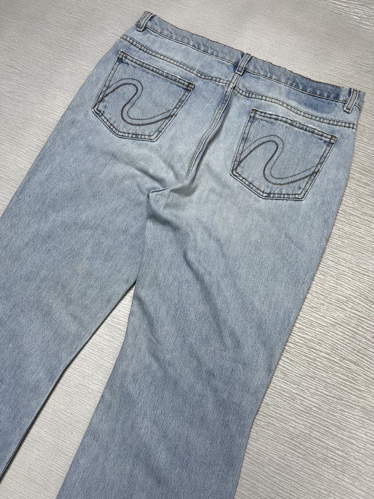 ERL ERL - Distressed Flared Denim Jeans Size US 34 / EU 50 - 7 Thumbnail