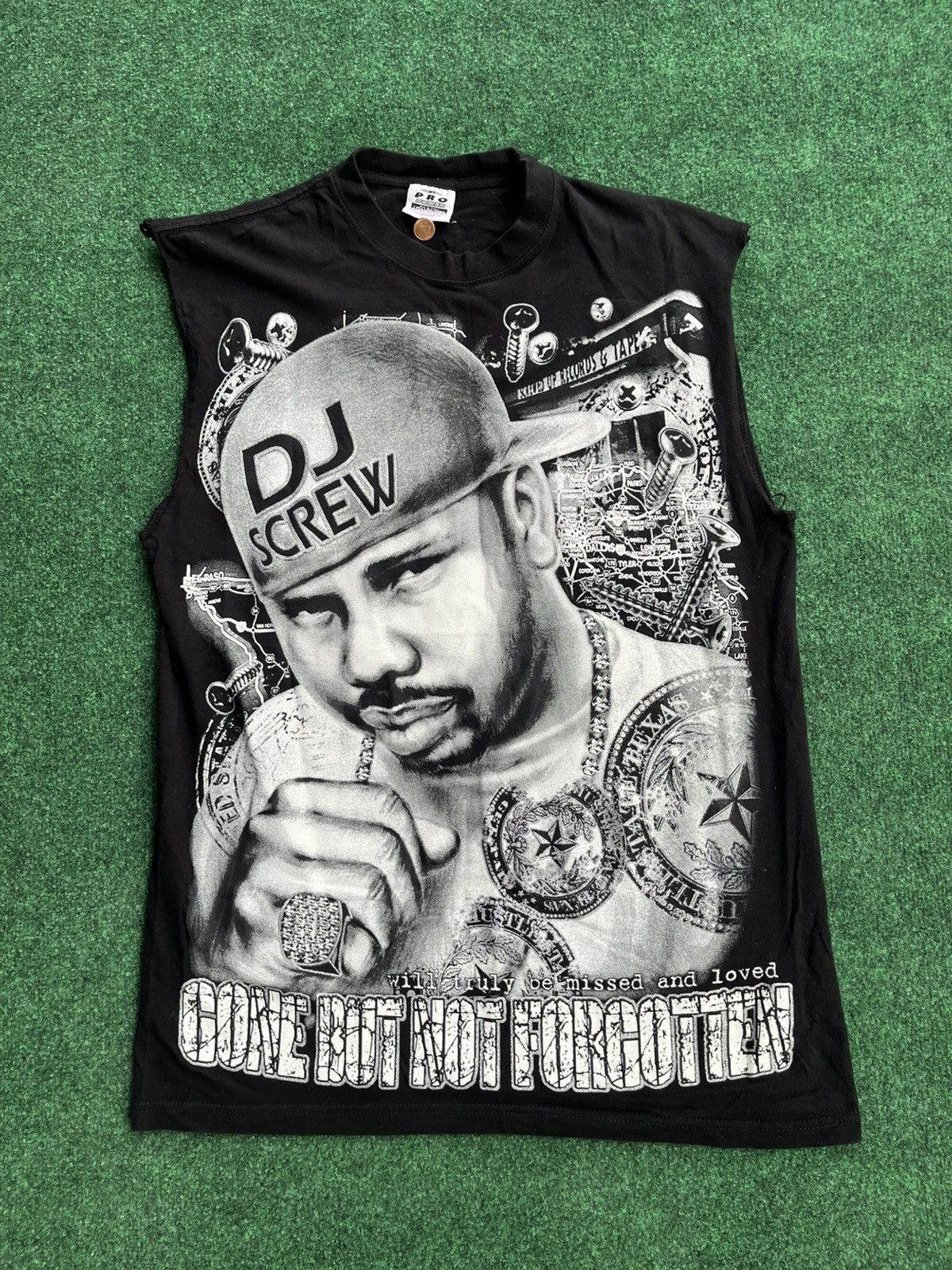 Other VTG DJ SCREW HIP HOP XLT RAP TANK Chopped and Screwed H-town Size US XL / EU 56 / 4 - 1 Thumbnail