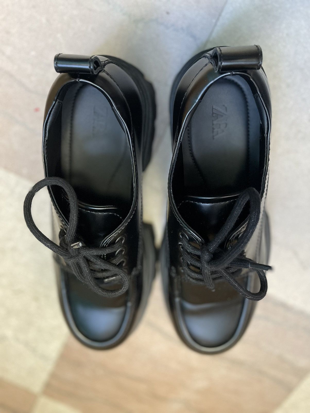 Zara Derby moc chunky track sole dress shoe Size US 11 / EU 44 - 8 Thumbnail