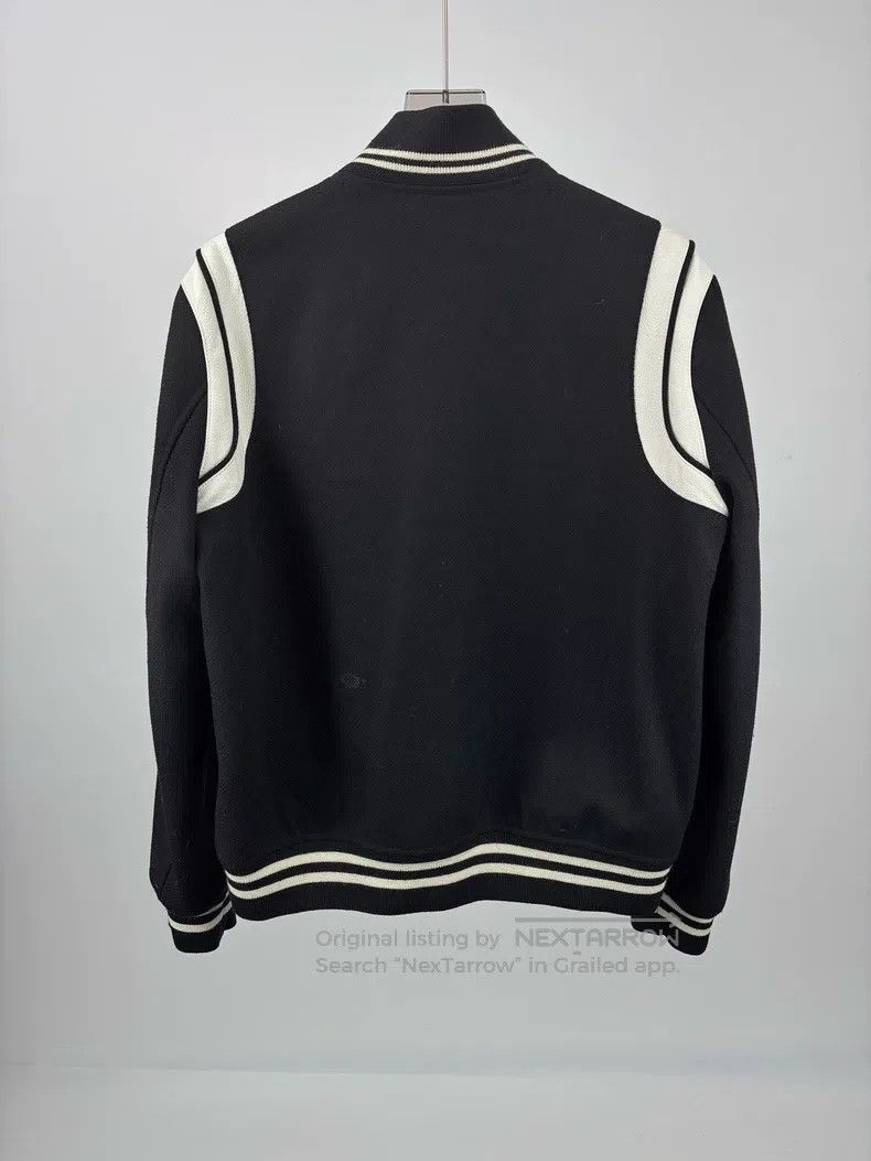 Saint Laurent Paris Saint Laurent Paris Black and White Baseball Jacket Size US L / EU 52-54 / 3 - 2 Thumbnail