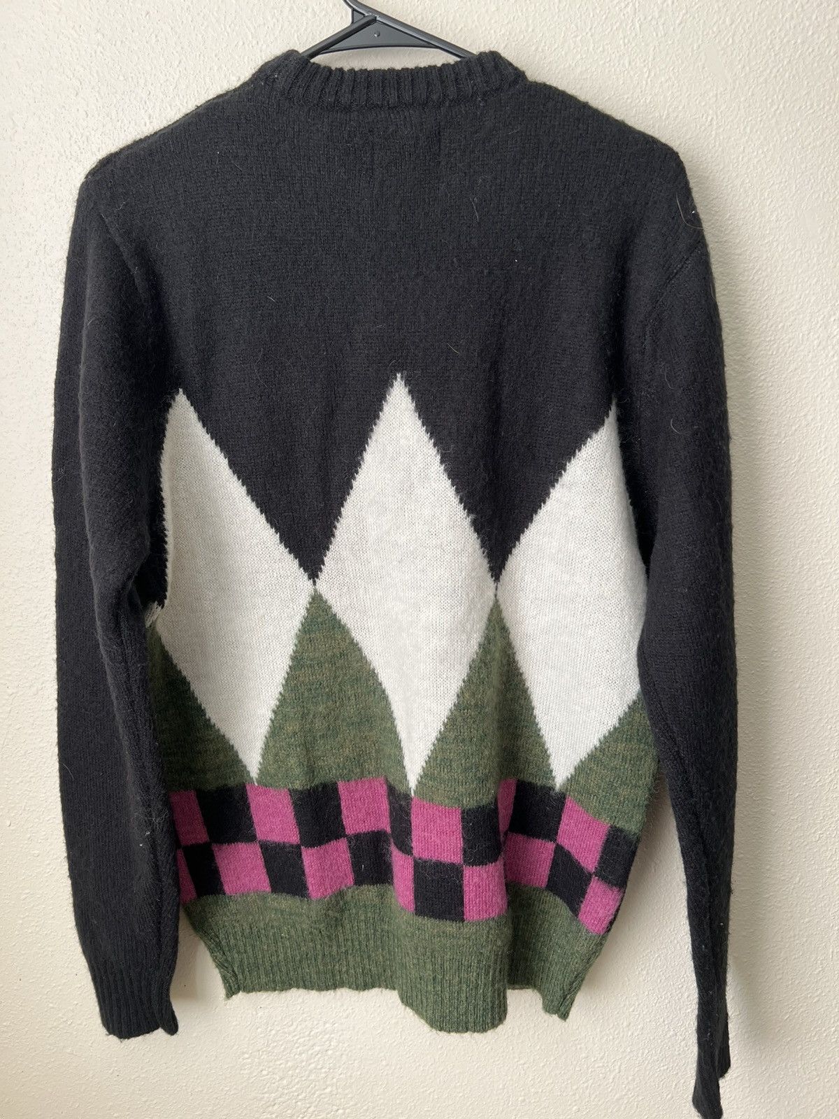 Stussy Stussy Mohair Argyle Sweater Size US M / EU 48-50 / 2 - 3 Thumbnail