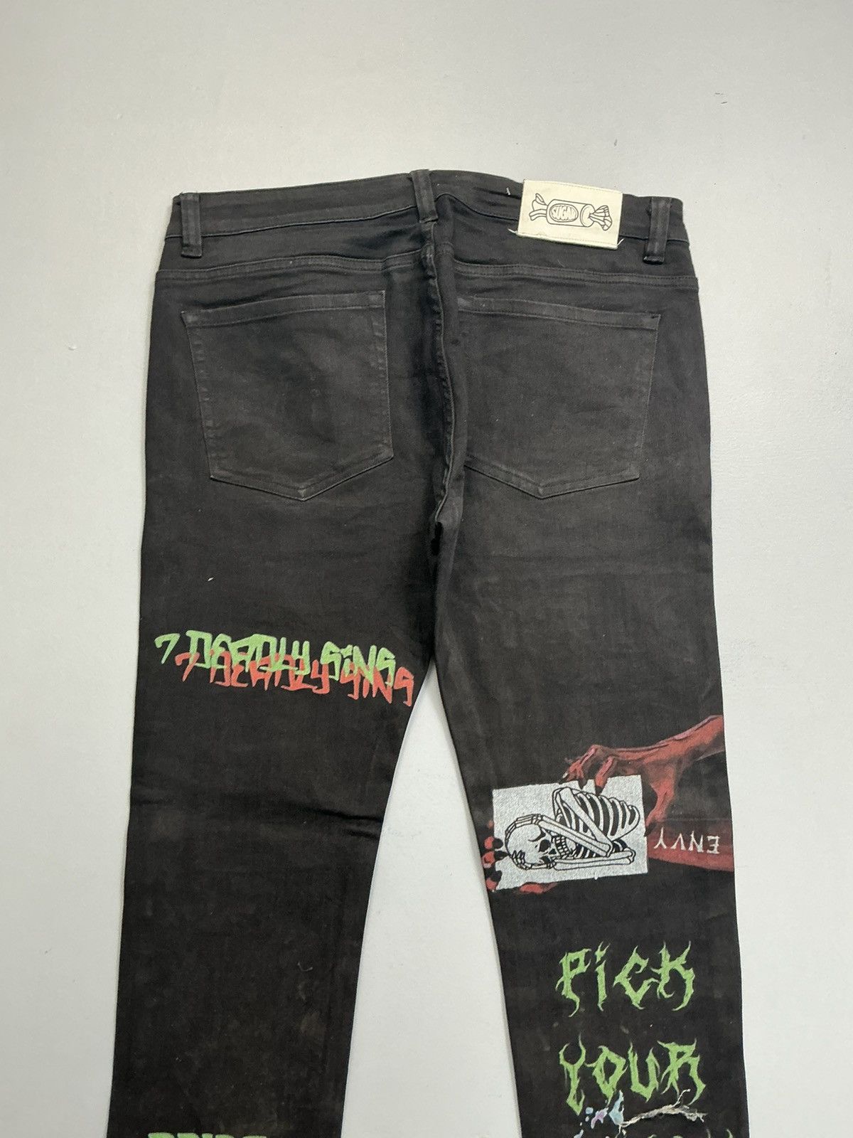 Designer Vintage sugarhills crazy prints denim Size US 38 / EU 54 - 11 Thumbnail