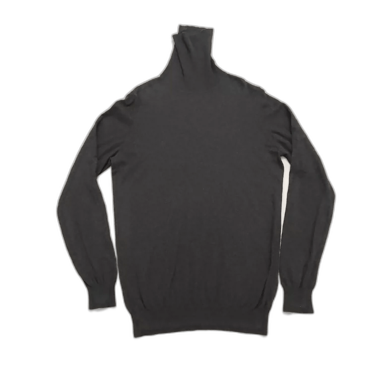 Ermenegildo Zegna Loro Piana High Neck Cashmere Sweater- Size US L / EU 52-54 / 3 - 1 Thumbnail