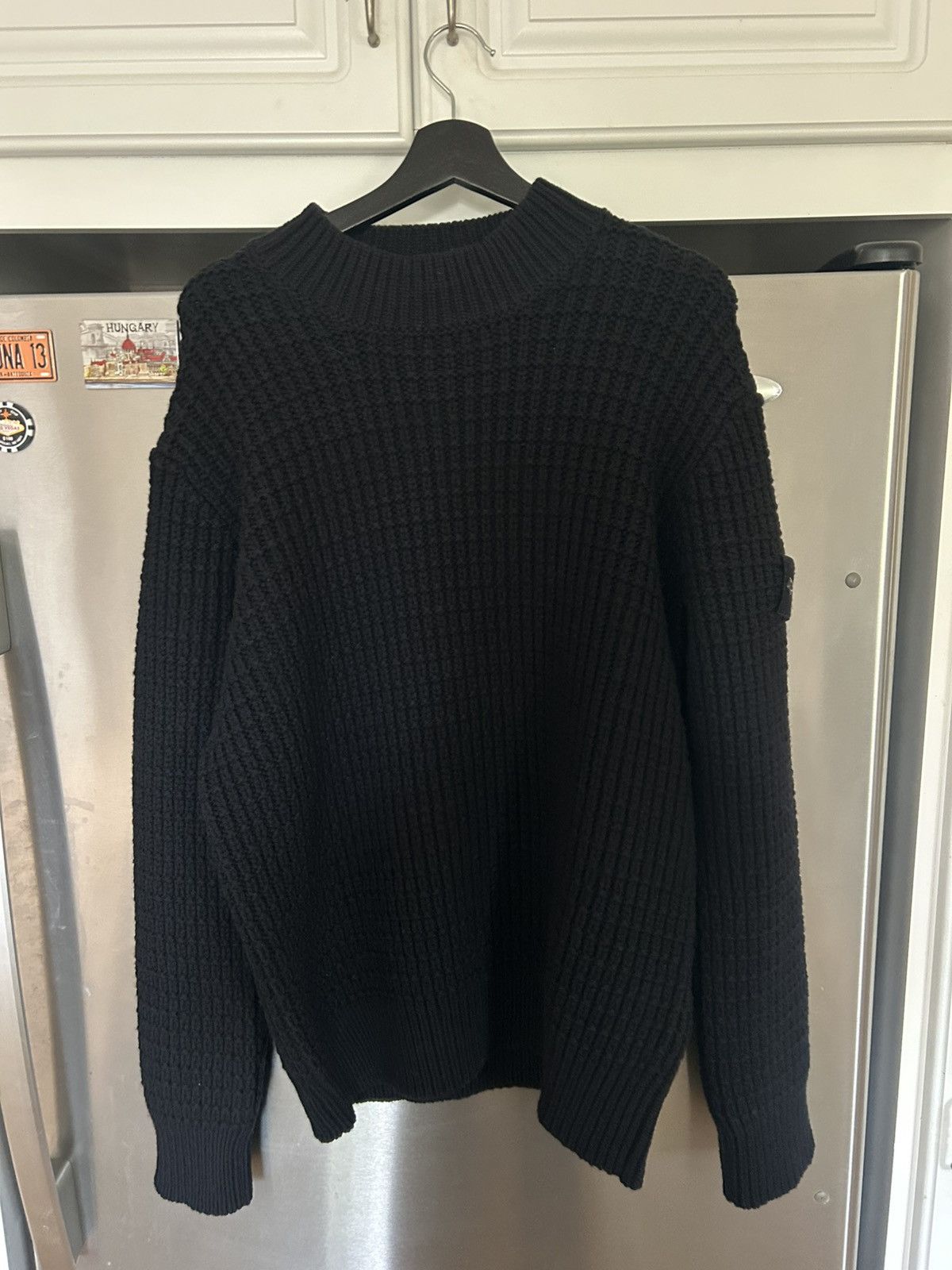 Stone Island Stone island compass-badge chunky Jumper Size US L / EU 52-54 / 3 - 1 Thumbnail