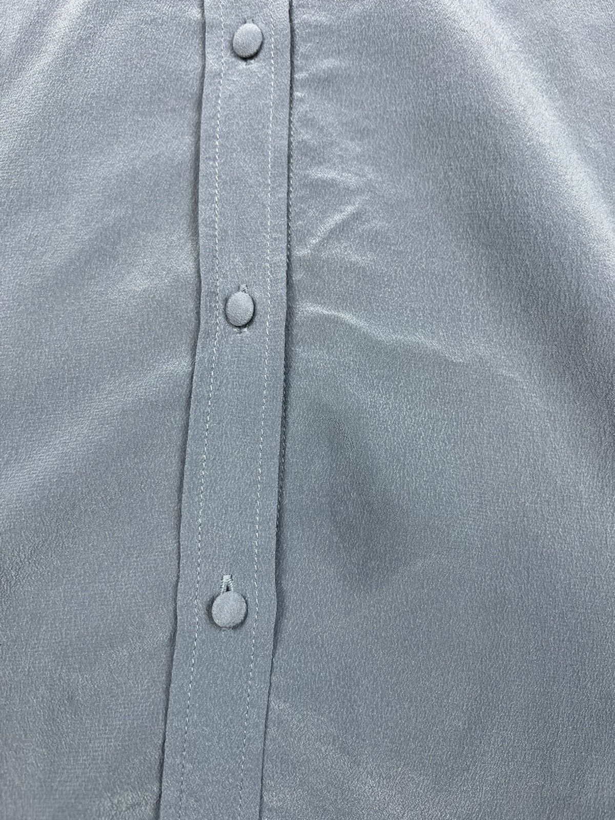 Sezane Sezane Silk Blue Shirt Button Womens Classic Size S / US 4 / IT 40 - 2 Thumbnail