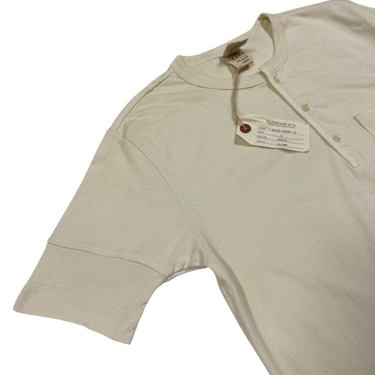 Sugar Cane Nwt🔥Glad Hand & Co Us Miliatary Henley Neck Tee Made In Usa Size US S / EU 44-46 / 1 - 9 Thumbnail