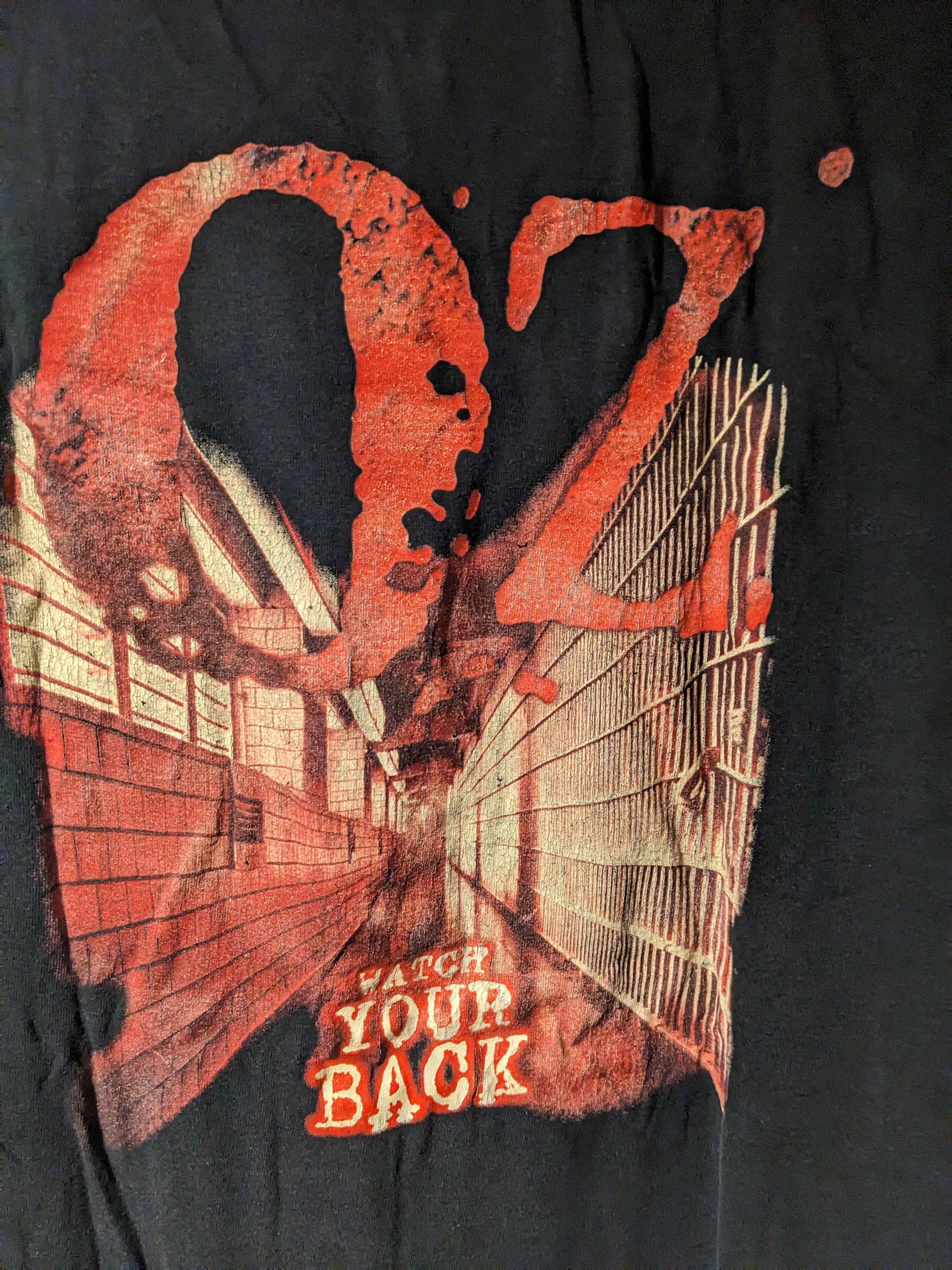 Vintage Vintage 90s OZ HBO Exclusive Watch Your Back X-Large T-Shirt Size US XL / EU 56 / 4 - 2 Thumbnail