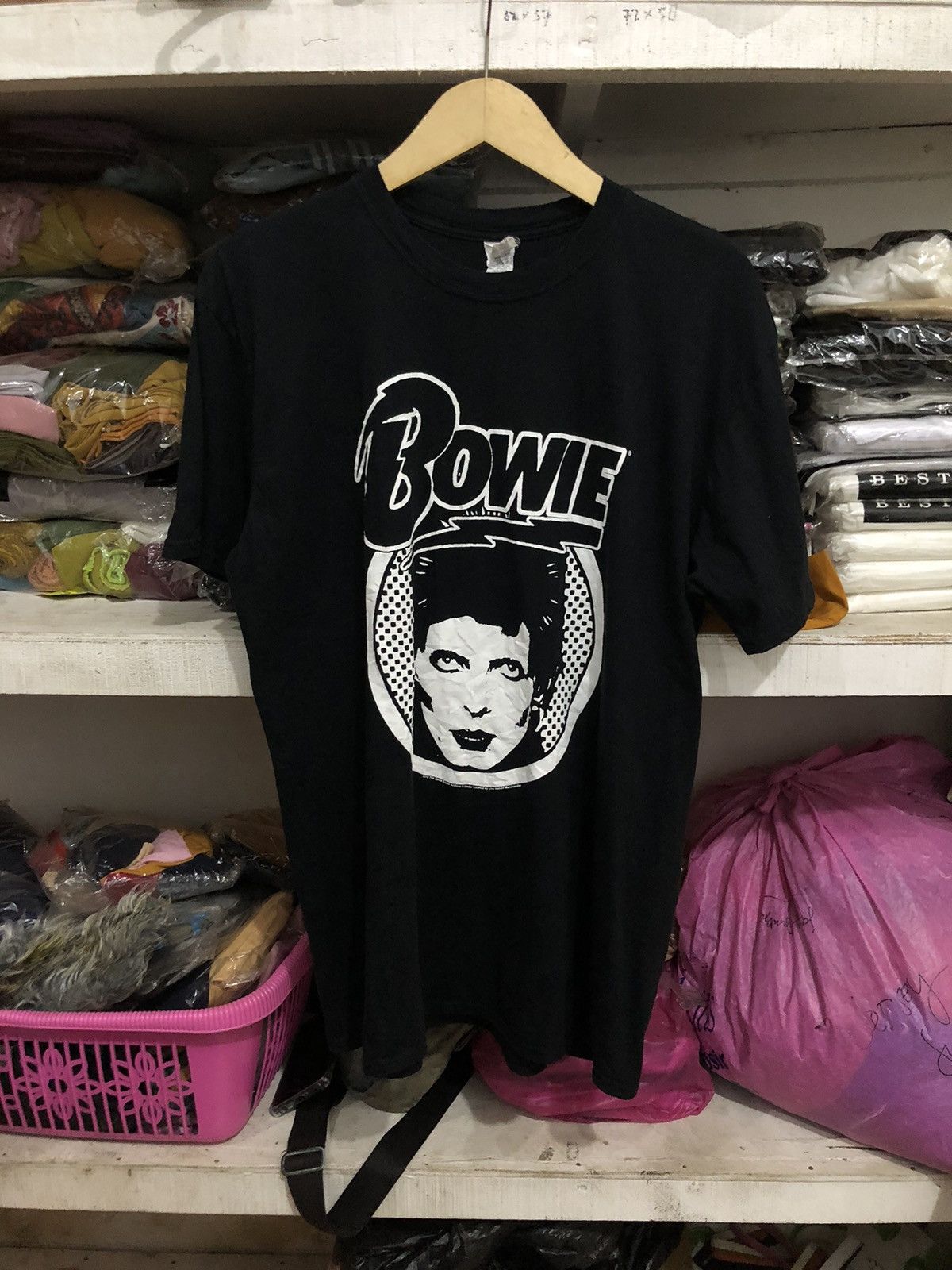 Band Tees × Japanese Brand @2016 David Bowie Merchandise Tee Size US XL / EU 56 / 4 - 1 Thumbnail