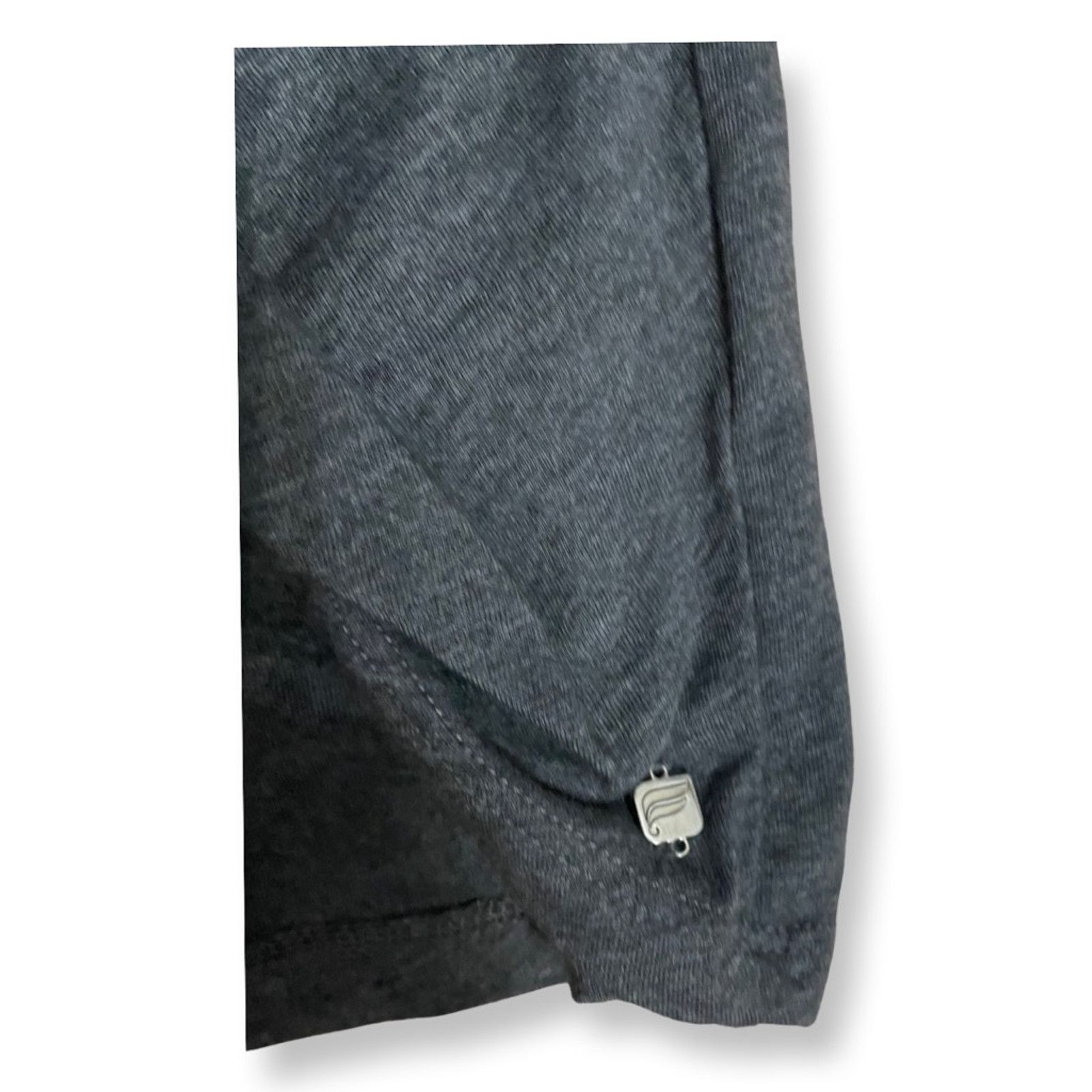 Other Fabletics Pullover Top Twisted Side Long Sleeve Gray XS Size XS / US 0-2 / IT 36-38 - 5 Thumbnail