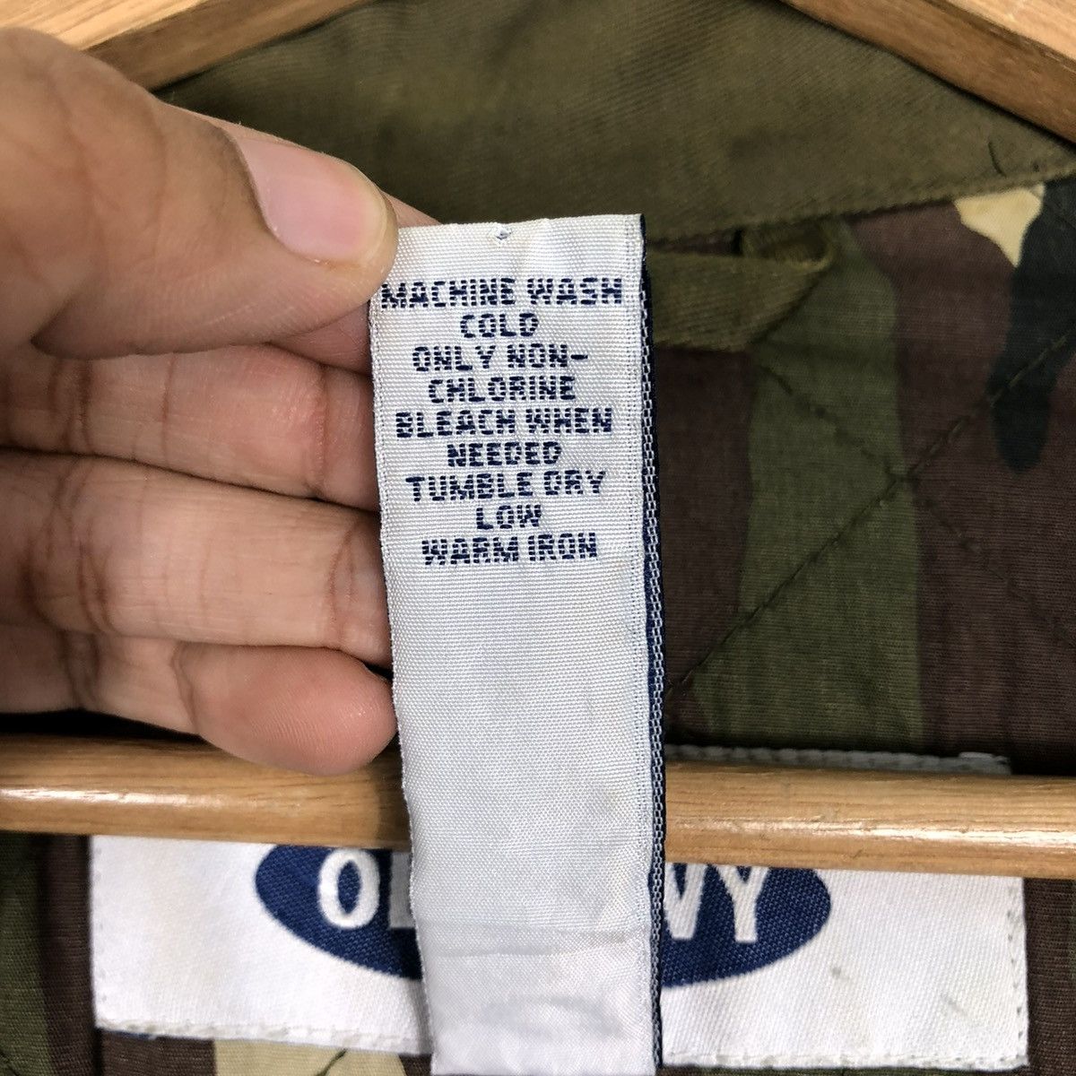 Old Navy 📌VINTAGE CHORE BIKER MILITARY JACKET OLDNAVY CAMOUFLAGE Size US M / EU 48-50 / 2 - 18 Thumbnail