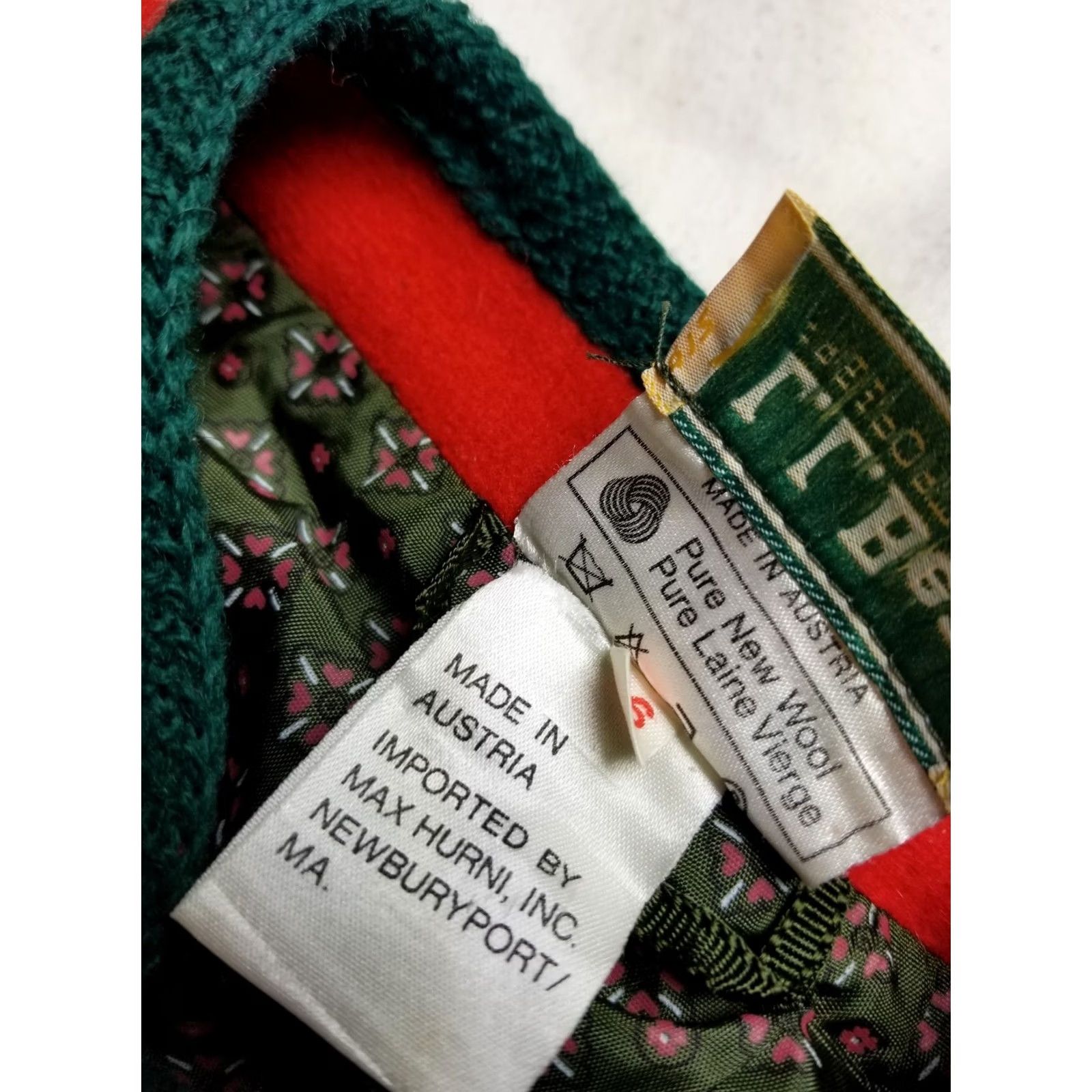 Vintage VINTAGE L.L. Bean Wool Coat Womens Medium 36 Red Austria Made in Austria Christmas Boys Girls Mens Womens Size XS / US 0-2 / IT 36-38 - 5 Thumbnail