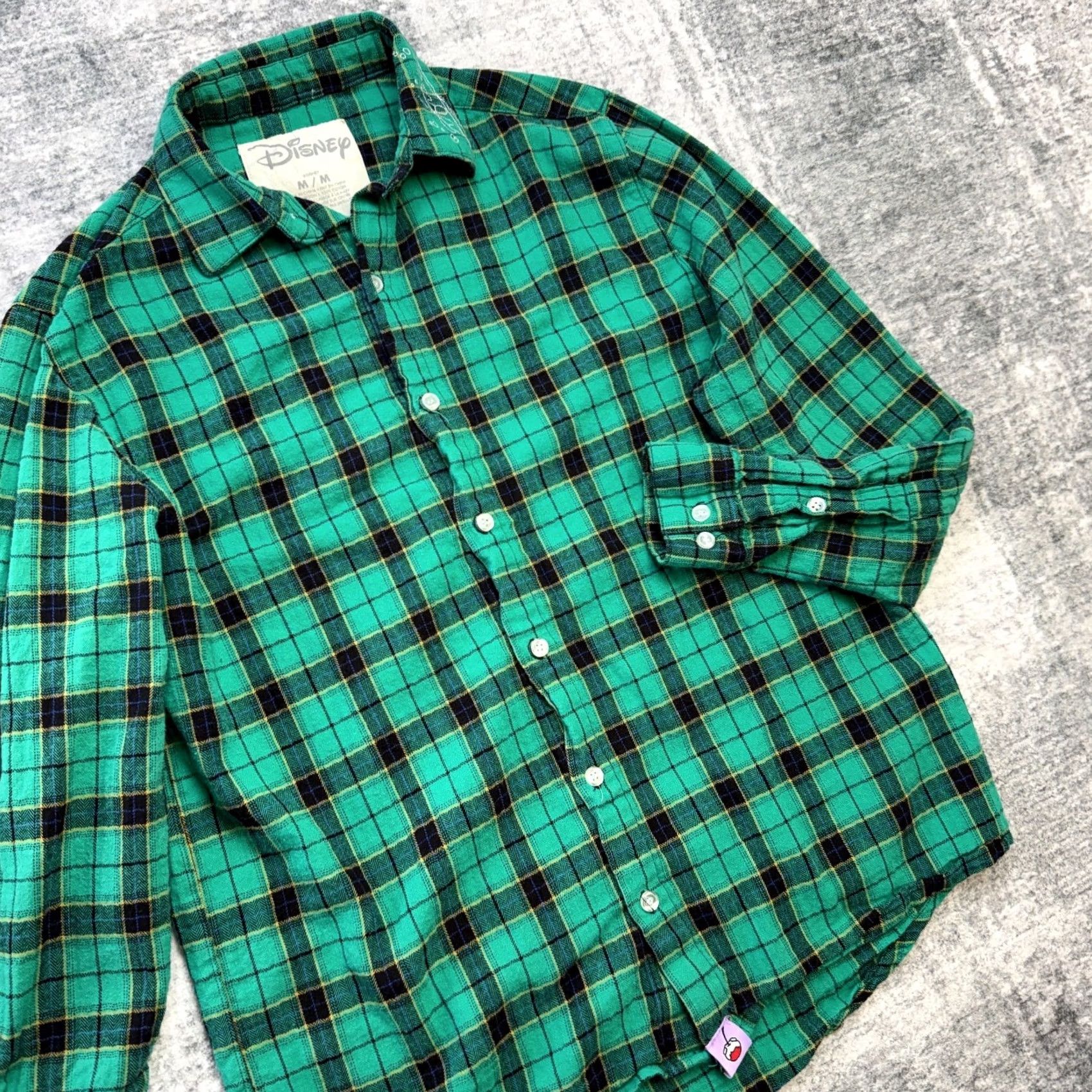 Vintage Cakeworthy Disney Shirt Medium Plaid Flannel Ariel Mermaid Part of Your World Size M / US 6-8 / IT 42-44 - 3 Thumbnail