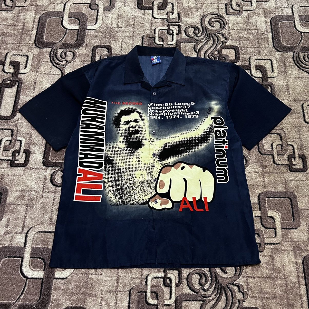 Fubu Fubu Platinium vintage full print shirt Muhammad Ali Boxing Size US XXL / EU 58 / 5 - 1 Thumbnail