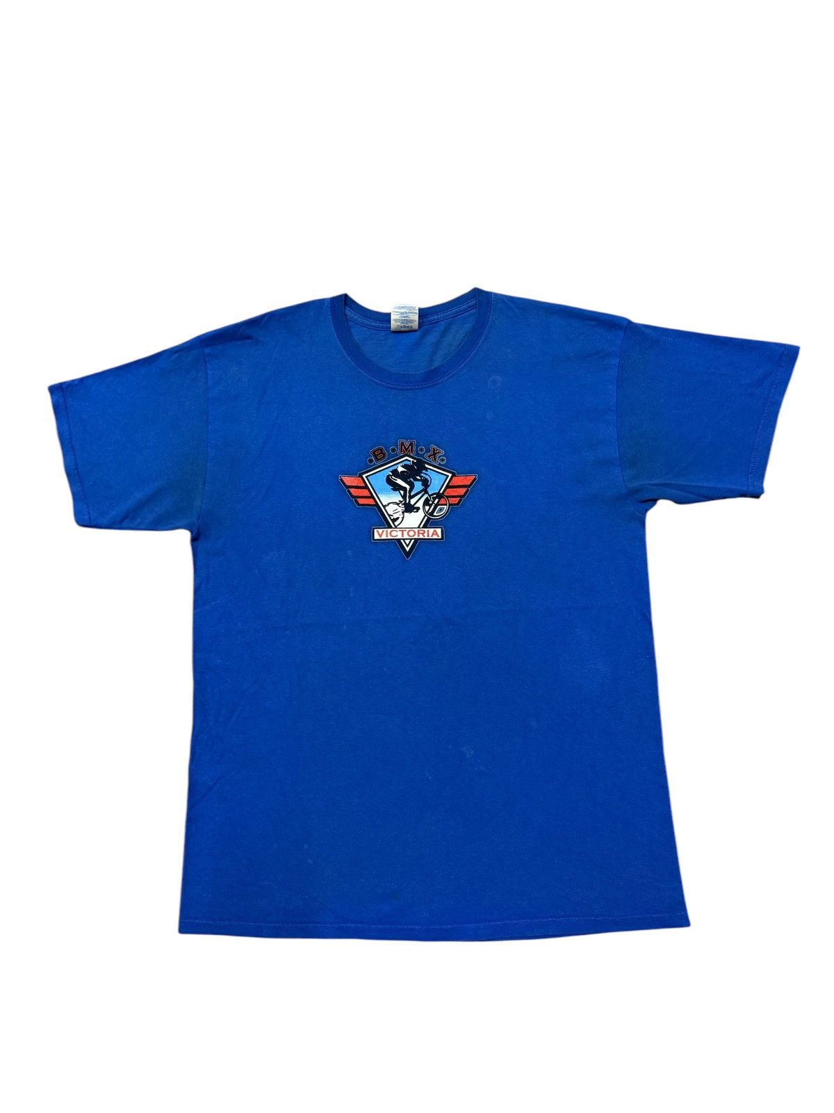 Vintage × Welcome Skateboards Vintage Y2K B.M.X Victoria Streetwear Tshirt Size US L / EU 52-54 / 3 - 1 Thumbnail