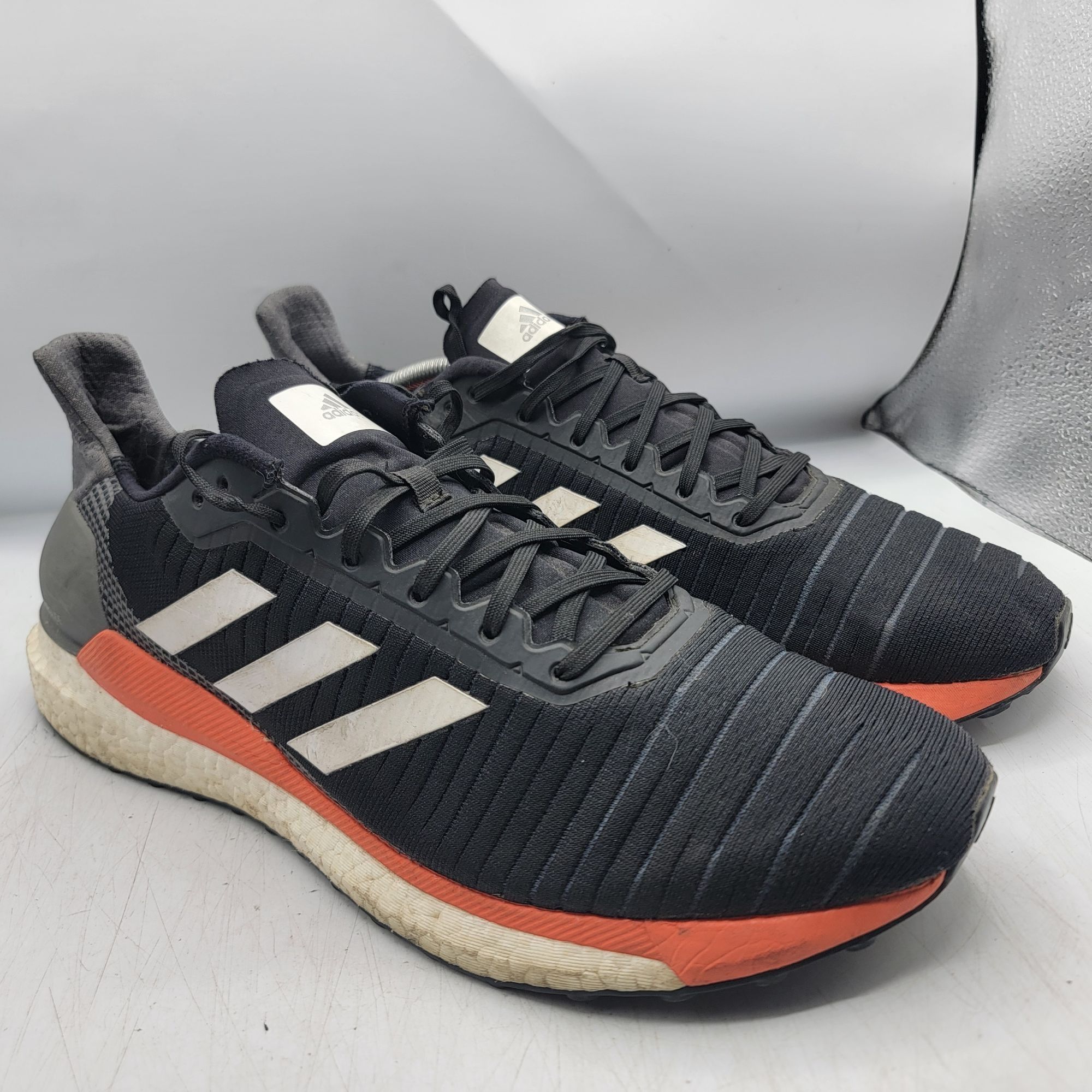 Adidas Adidas Solar Glide 19 Mens 13 Black Orange Sneaker Shoes Ath Size US 13 / EU 46 - 1 Thumbnail