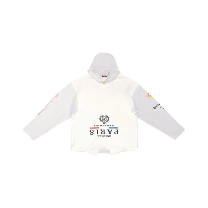 Balenciaga Balenciaga FW22 Oversized Logo Hooded Sweatshirt Size US M / EU 48-50 / 2 - 1 Thumbnail